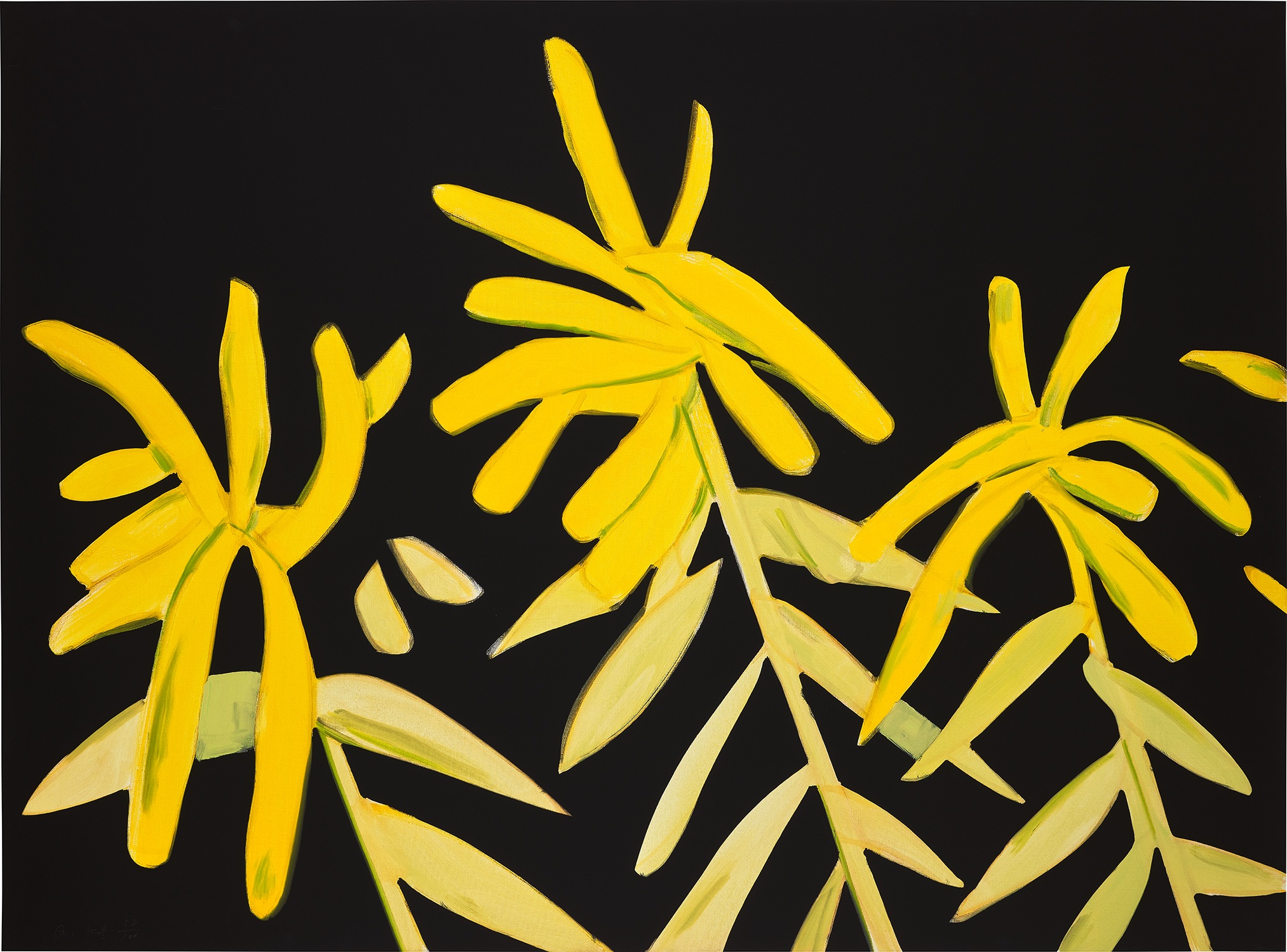 Alex Katz — Goldenrod, from Flowers