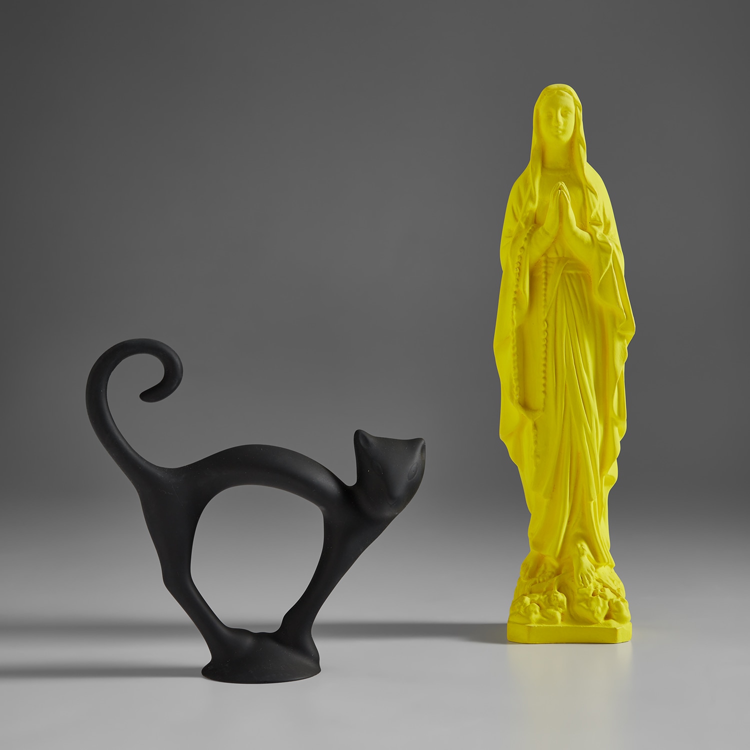 Katze (Cat); and Madonnenfigur (Madonna)