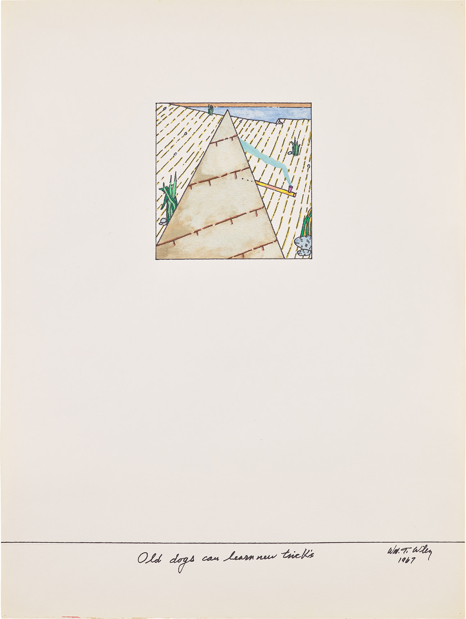 William T. Wiley — Old Dogs Can Learn New Tricks