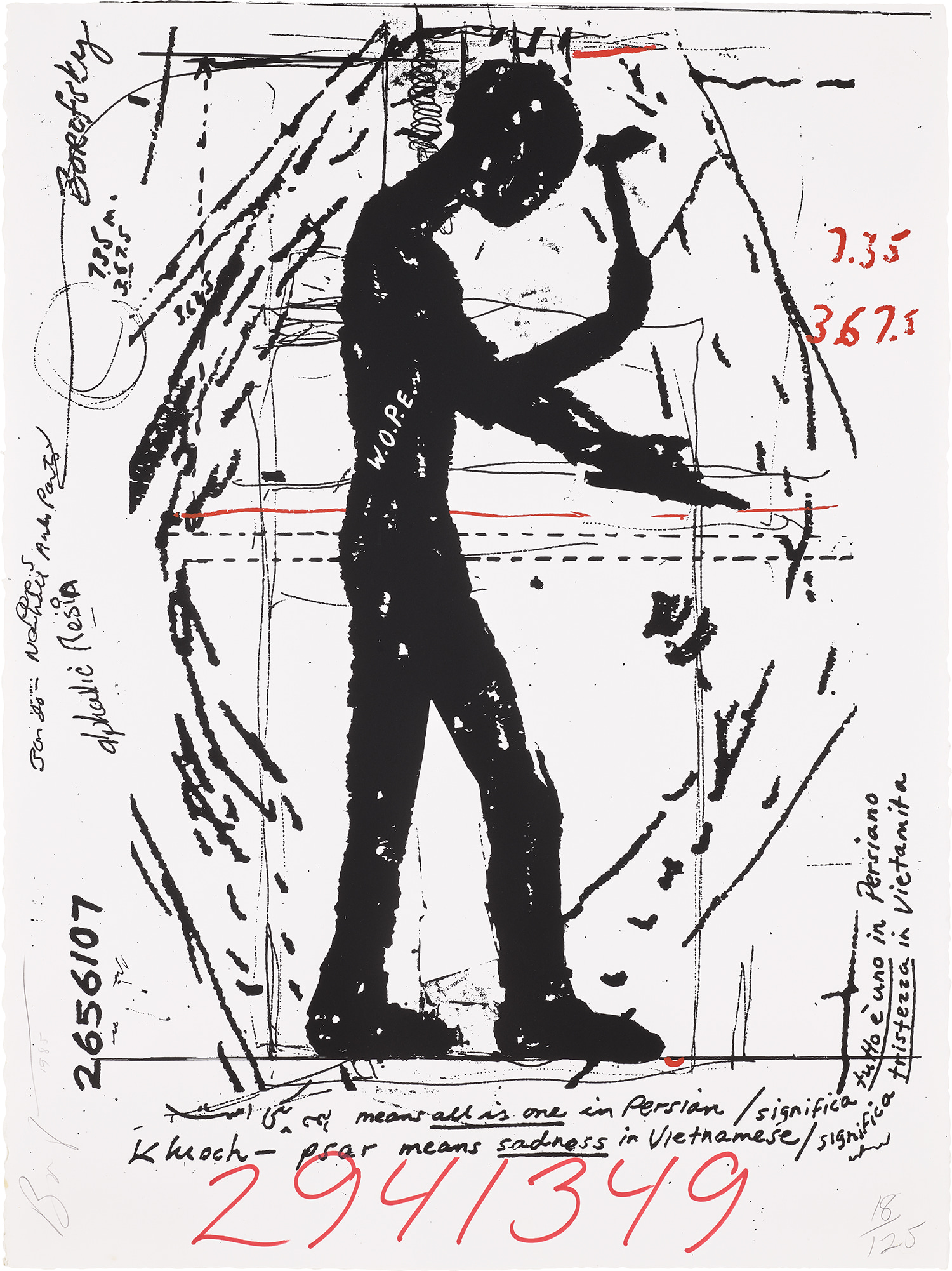 Jonathan Borofsky — Workers on Planet Earth at 2941455