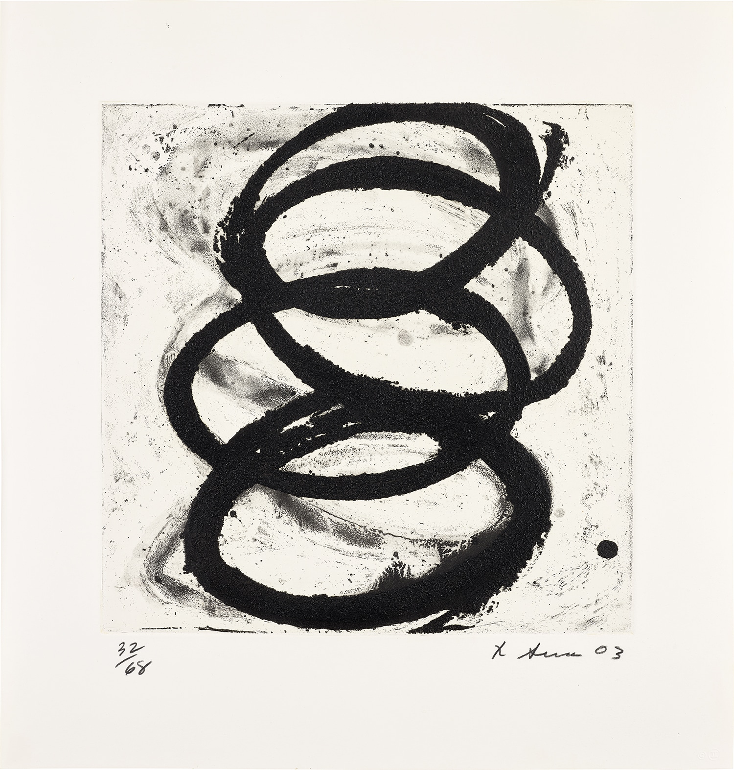 Richard Serra — Xavier (G. 1967, B.-W. 164)