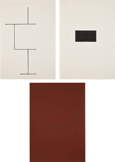 Mappe zur Wandmalerei Hamburger Kunstverein (Portfolio for Mural at the Hamburger Kunstverein) (J. 33)