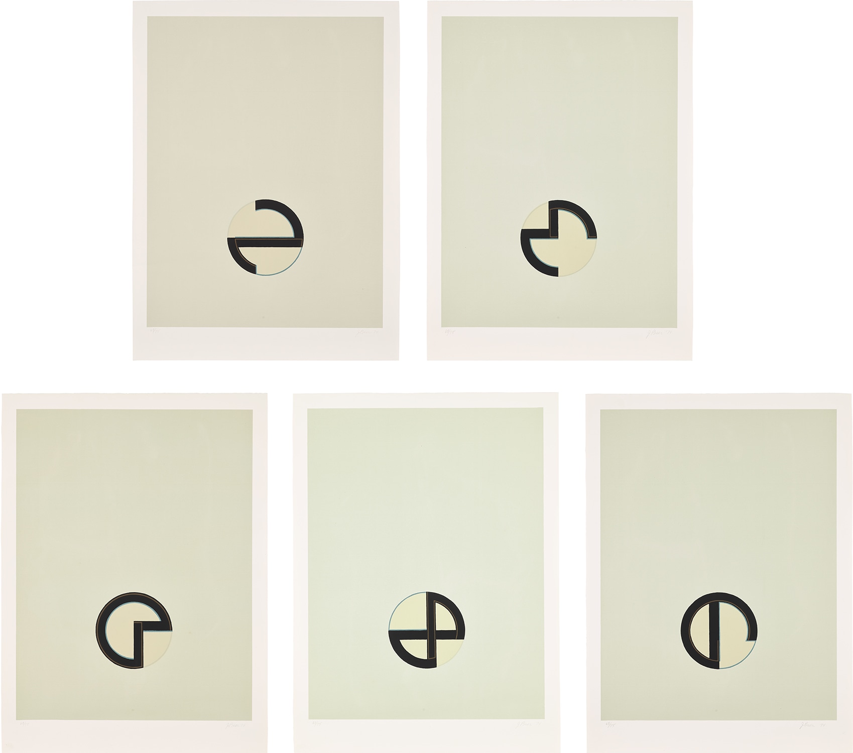 #2; #3; #5; #8; and #9, from Cardinations