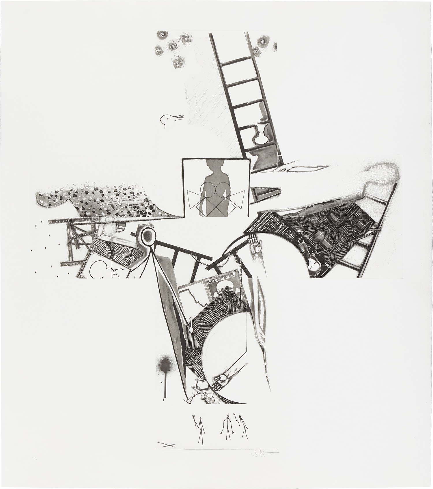 Jasper Johns — The Seasons (Cross) (U.L.A.E. 249)