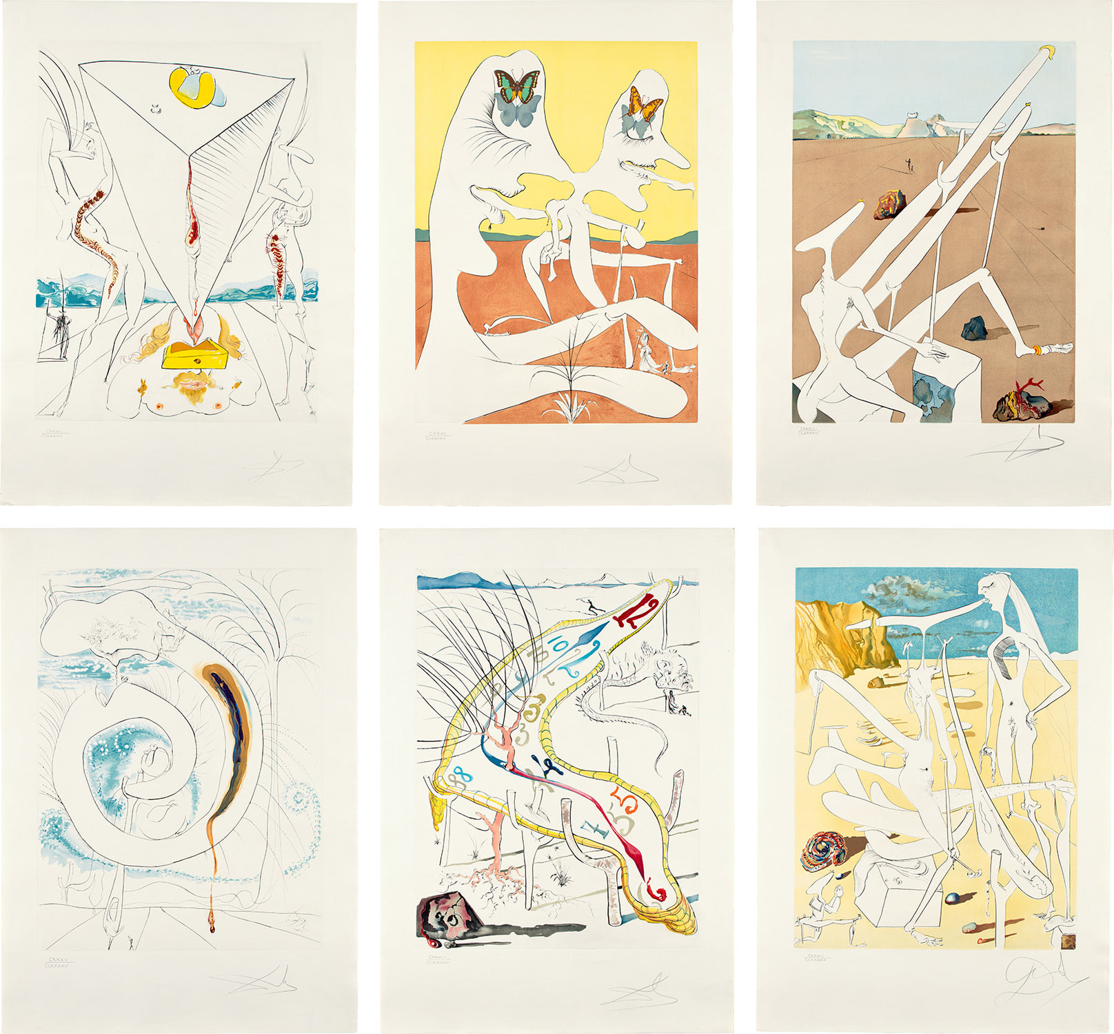 Salvador Dalí — La Conquête du Cosmos I (Conquest of the Cosmos I)