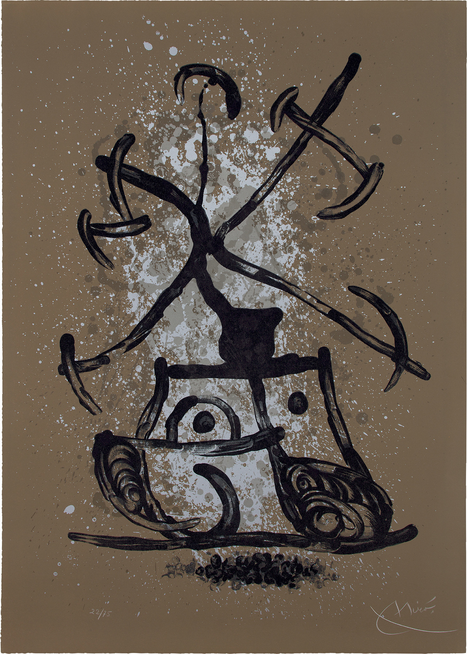 Joan Miró — L'Entraîneuse brun (The Brunette Enticer; The Teaser Brown)