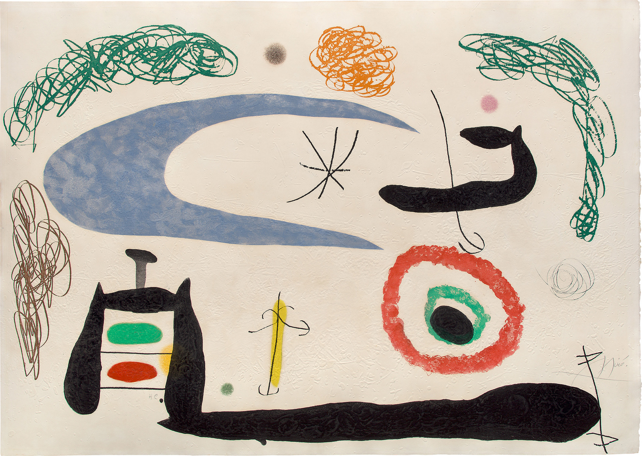Joan Miró — Dormir sous la lune (Asleep Under the Moon)