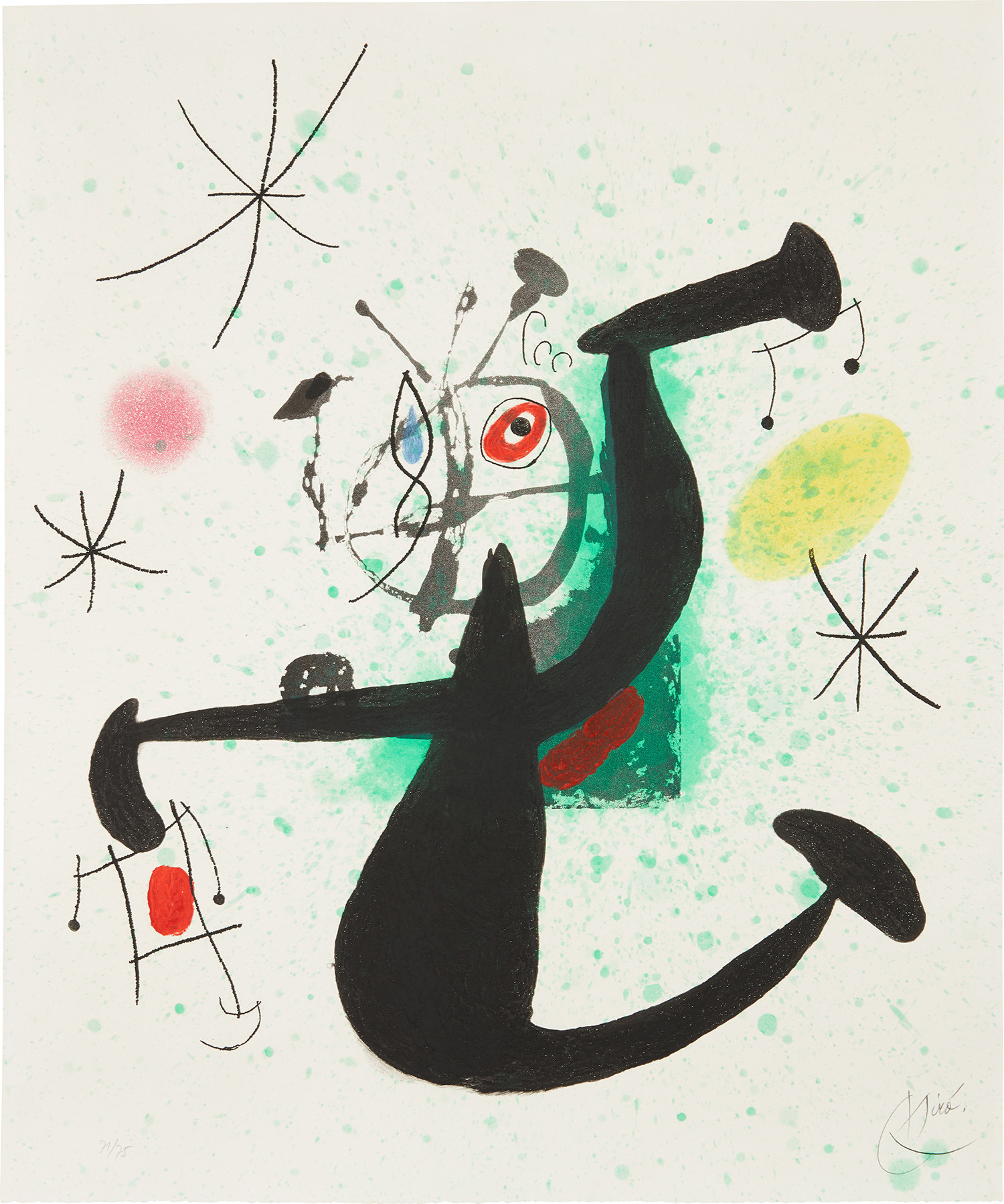 Joan Miró — La Demoiselle à bascule (Young Lady Rocking)