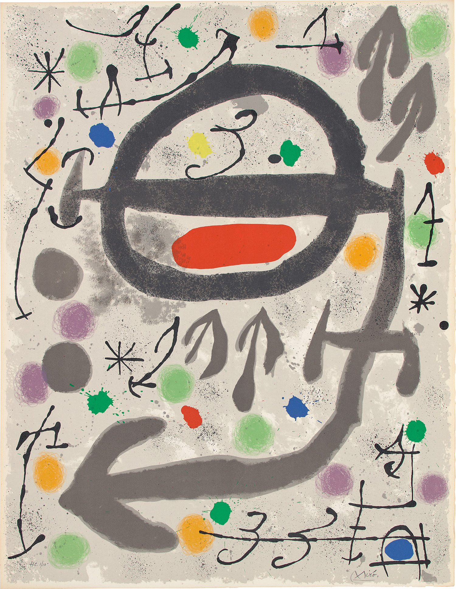 Joan Miró — Les Perseides (The Perseides): plate 3