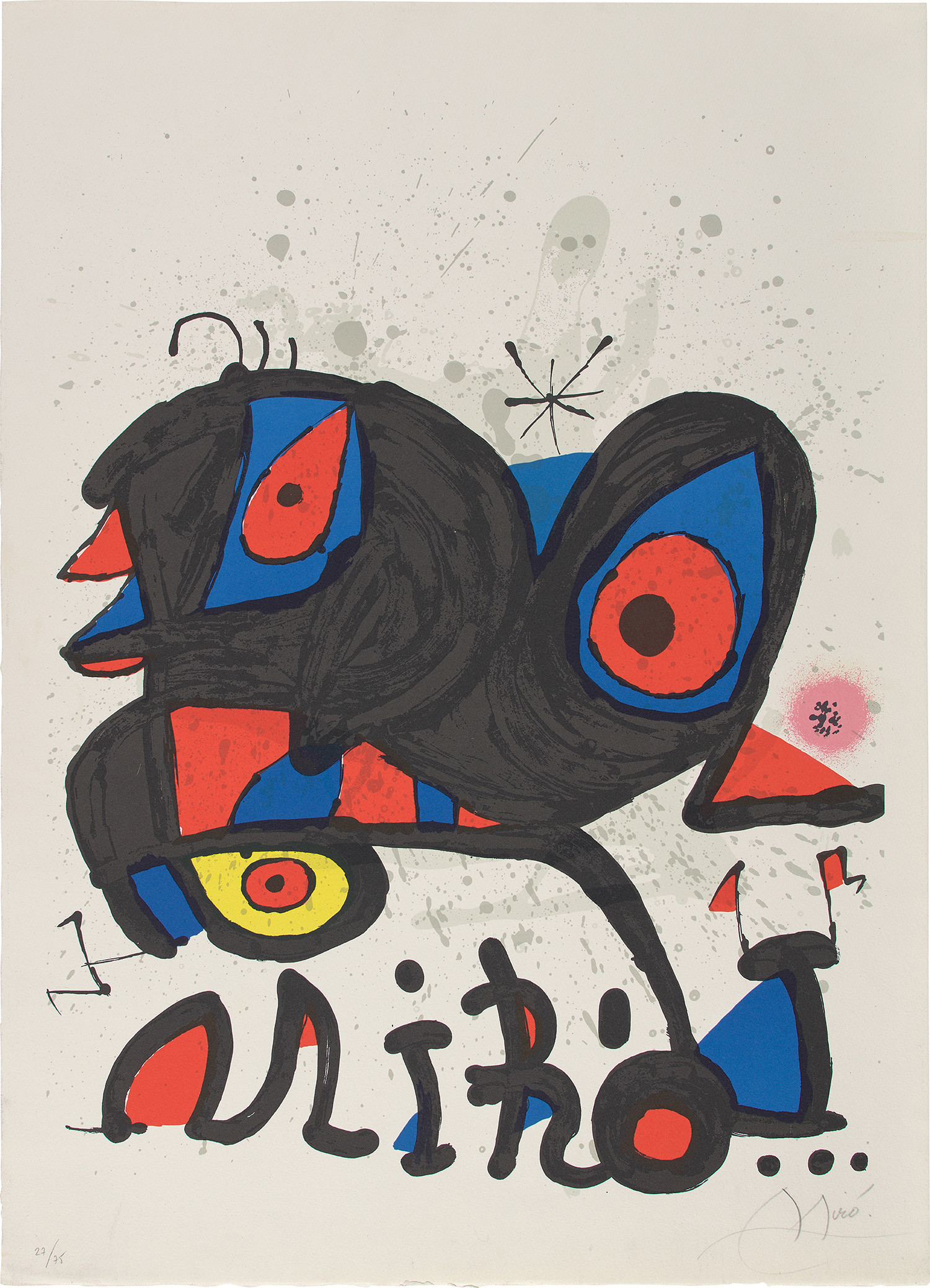 Joan Miró — Exhibition 'Miró, at the Louisiana, Humlebaek, Denmark
