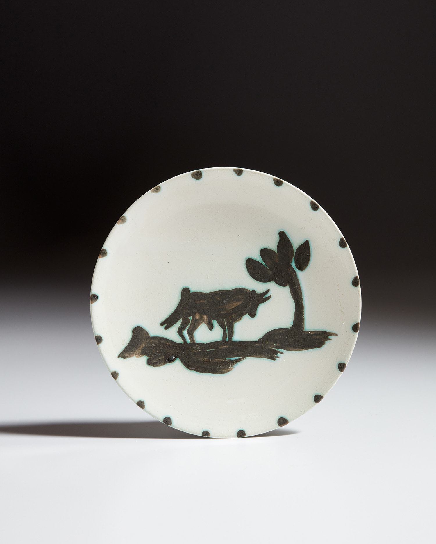 Pablo Picasso — Taureau sous l'arbre (Bull under the tree)