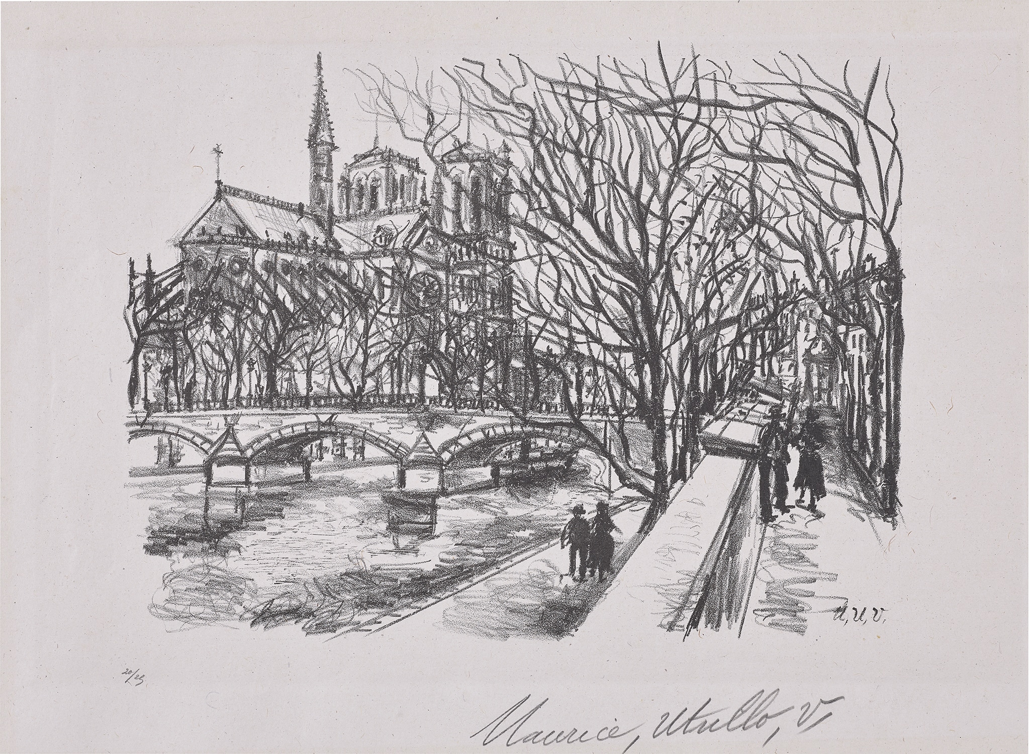 Notre-Dame de Paris, from Maîtres et petits maîtres d'aujourd'hui (Masters and Minor Masters of Today) (F. 4a)