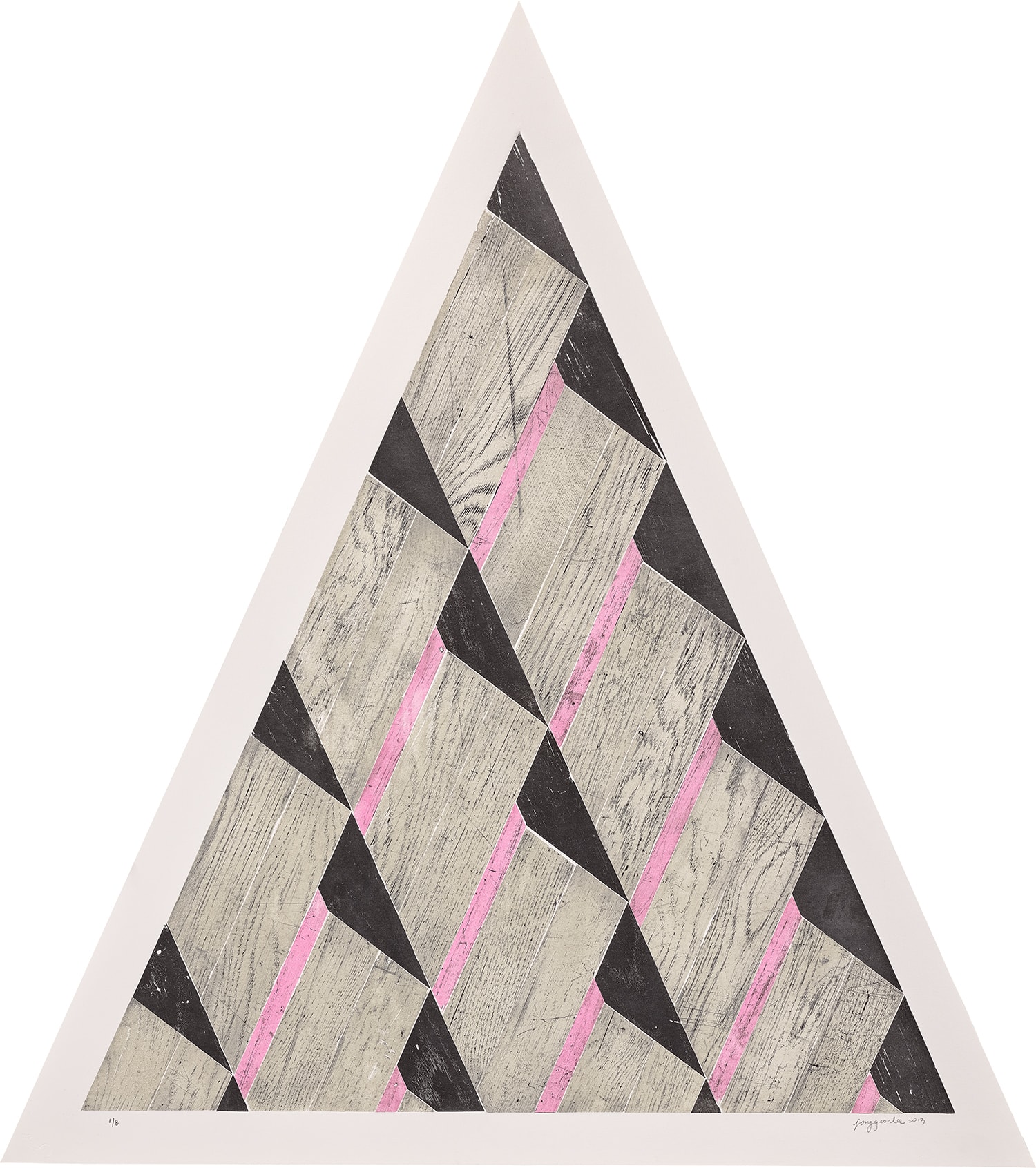 Vik Muniz — Metaphysical Interior with Large Factory, after Giorgio de Chirico, from Pictures of Paper