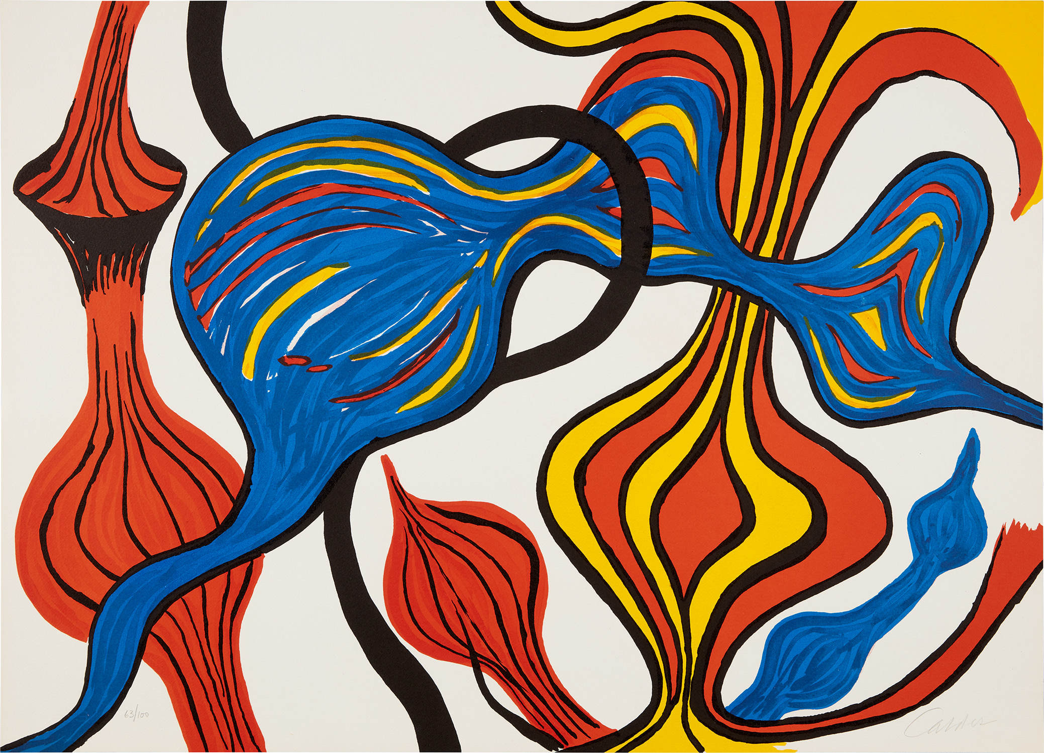 Alexander Calder — Flying Colors: four plates