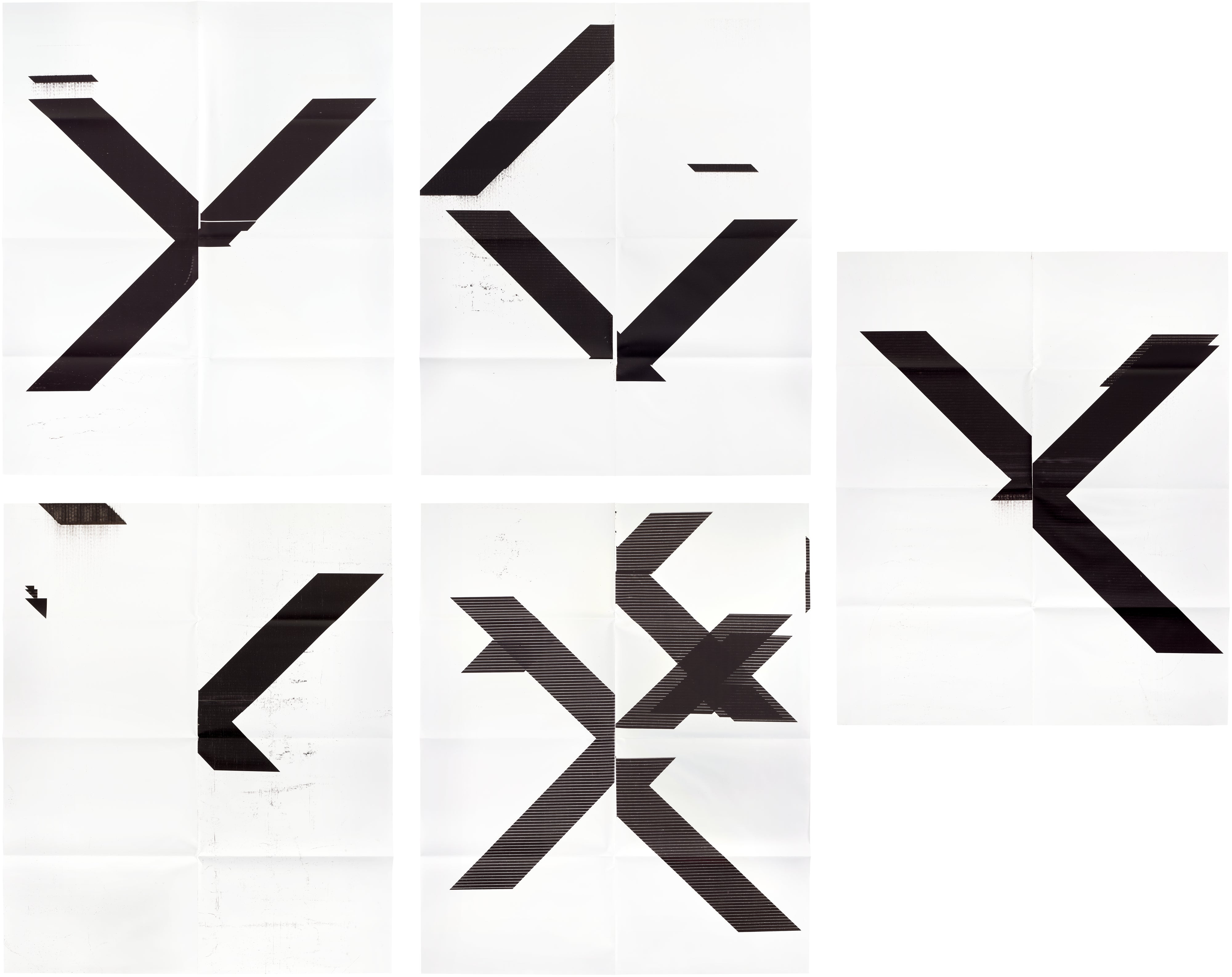 X Posters: five plates