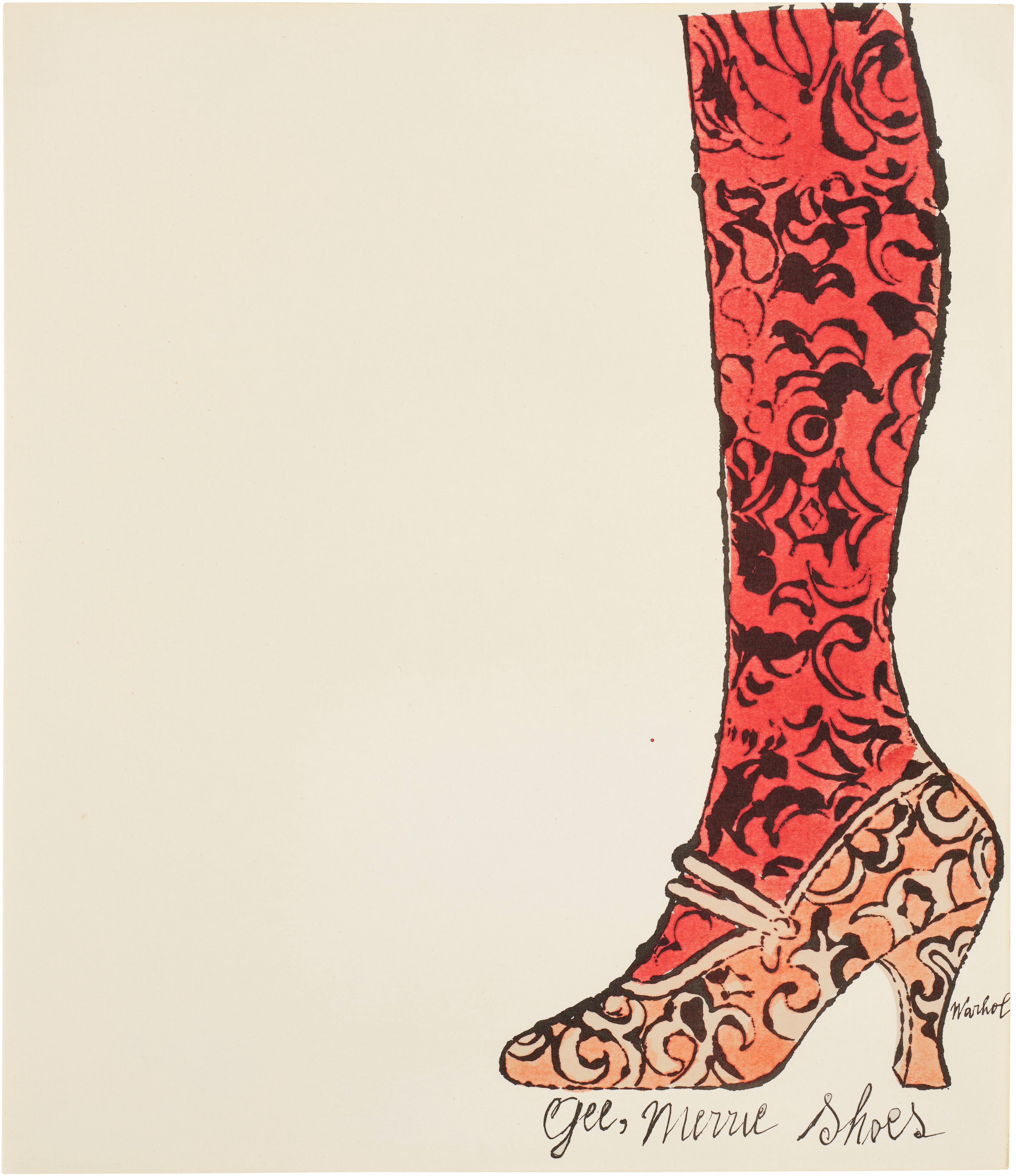 Andy Warhol — Gee, Merrie Shoes