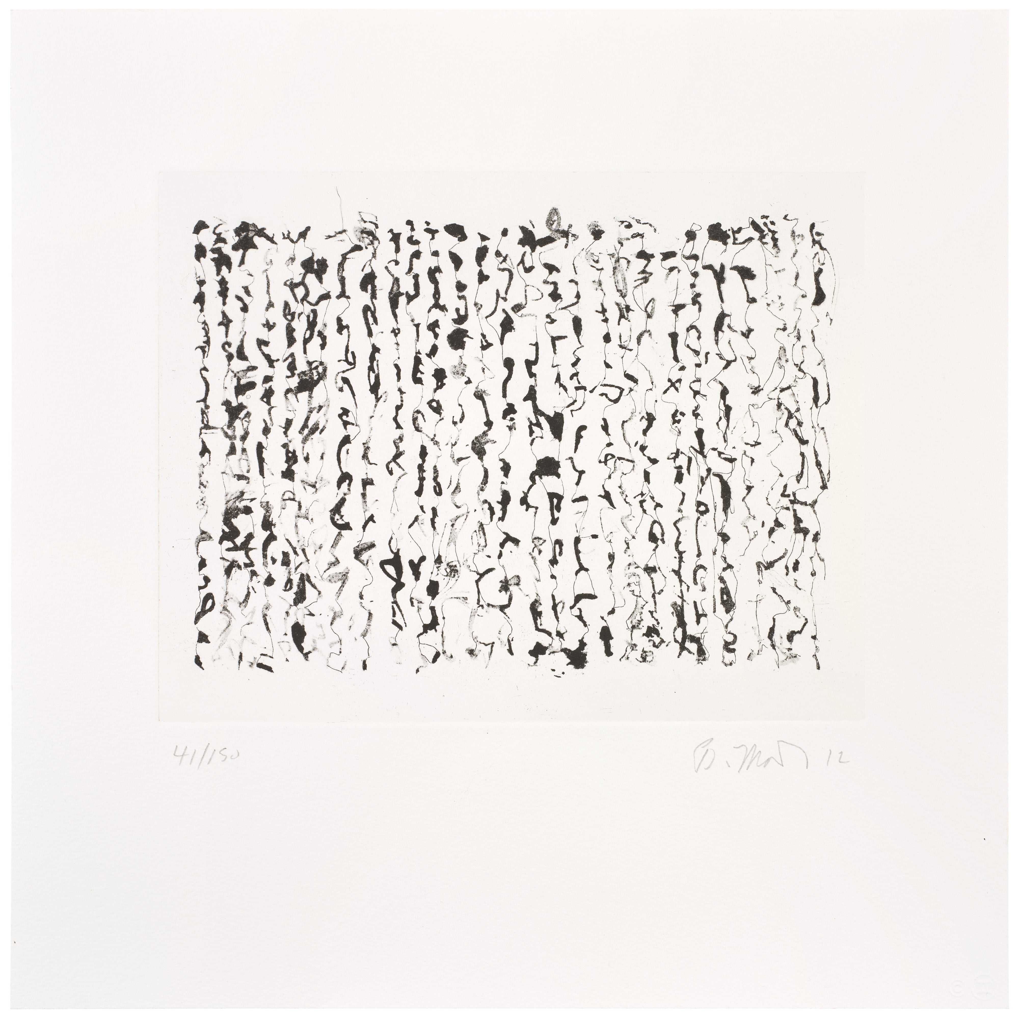 Brice Marden — Obama Letter, from Artists for Obama