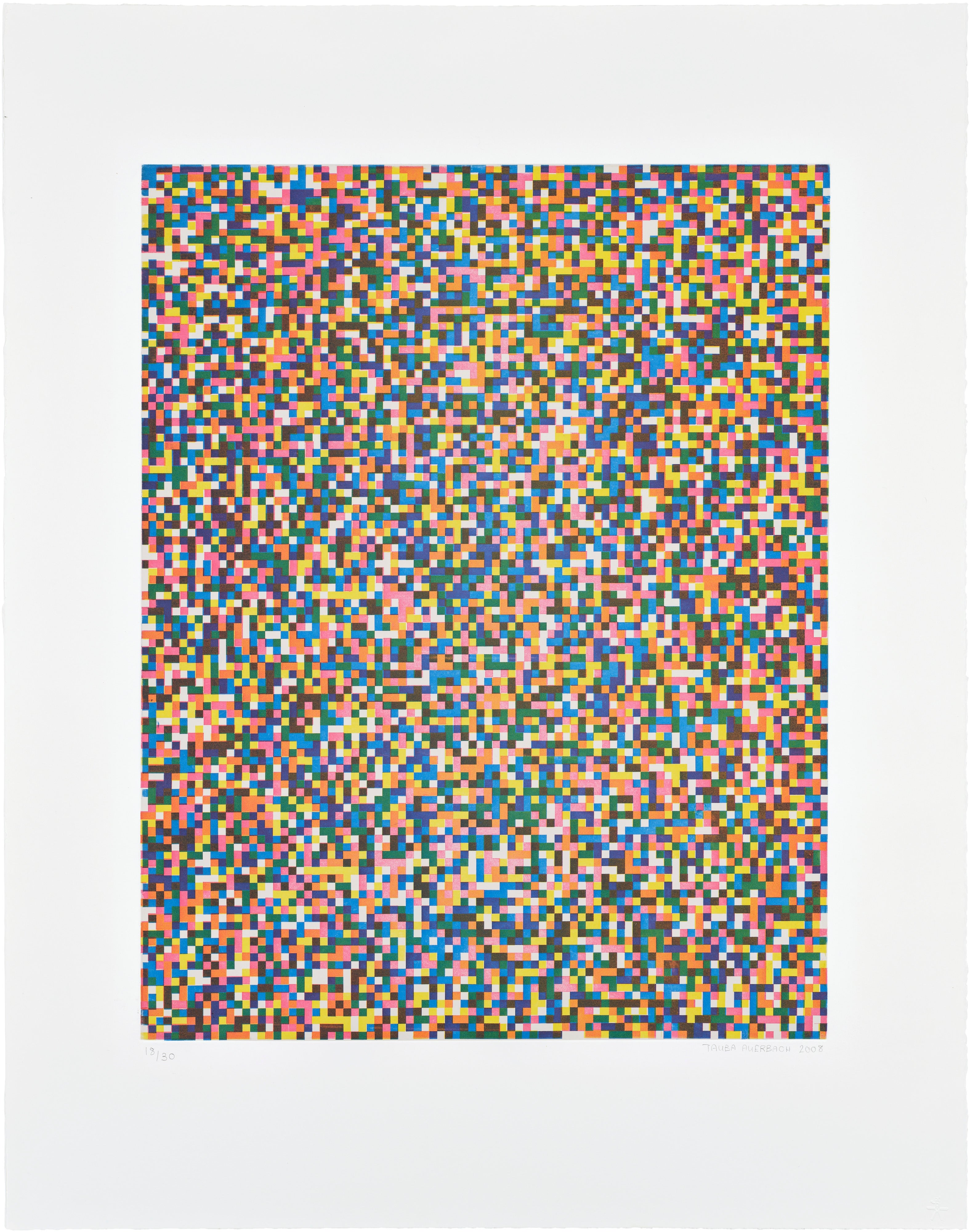 Tauba Auerbach — A Half Times A Half Times A Half (Coarse)