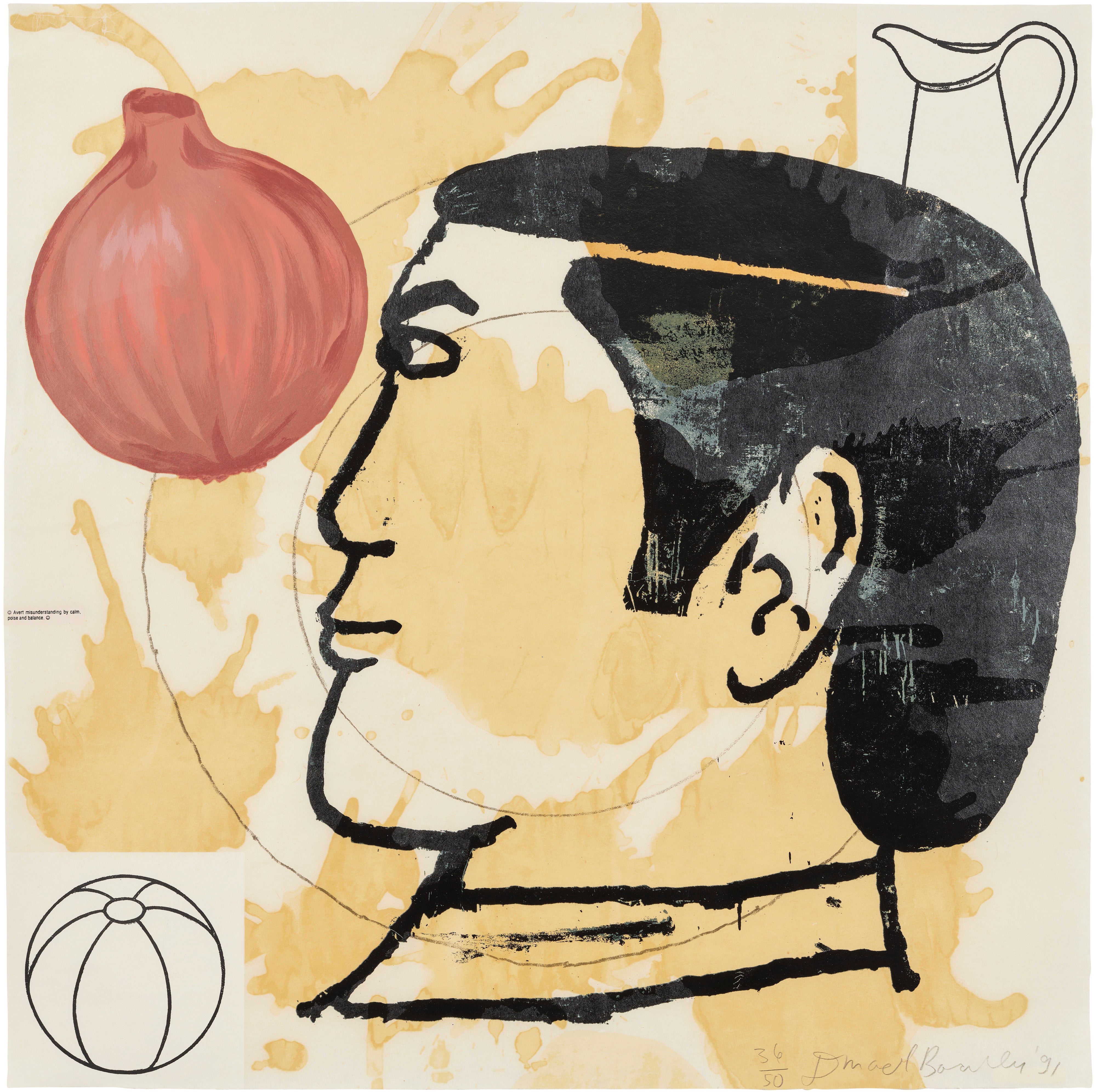 Donald Baechler — Onion Eater II