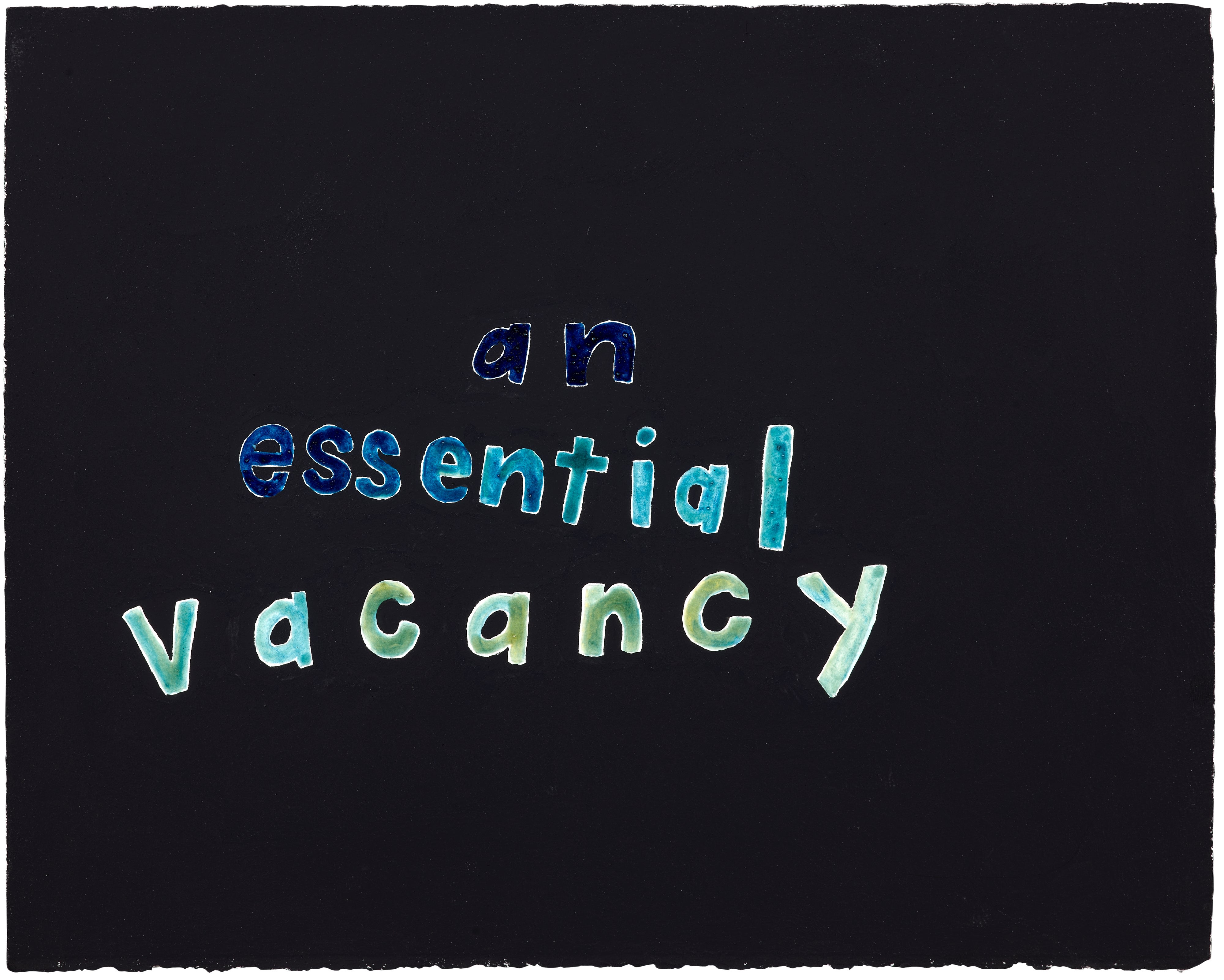 An Essential Vacancy