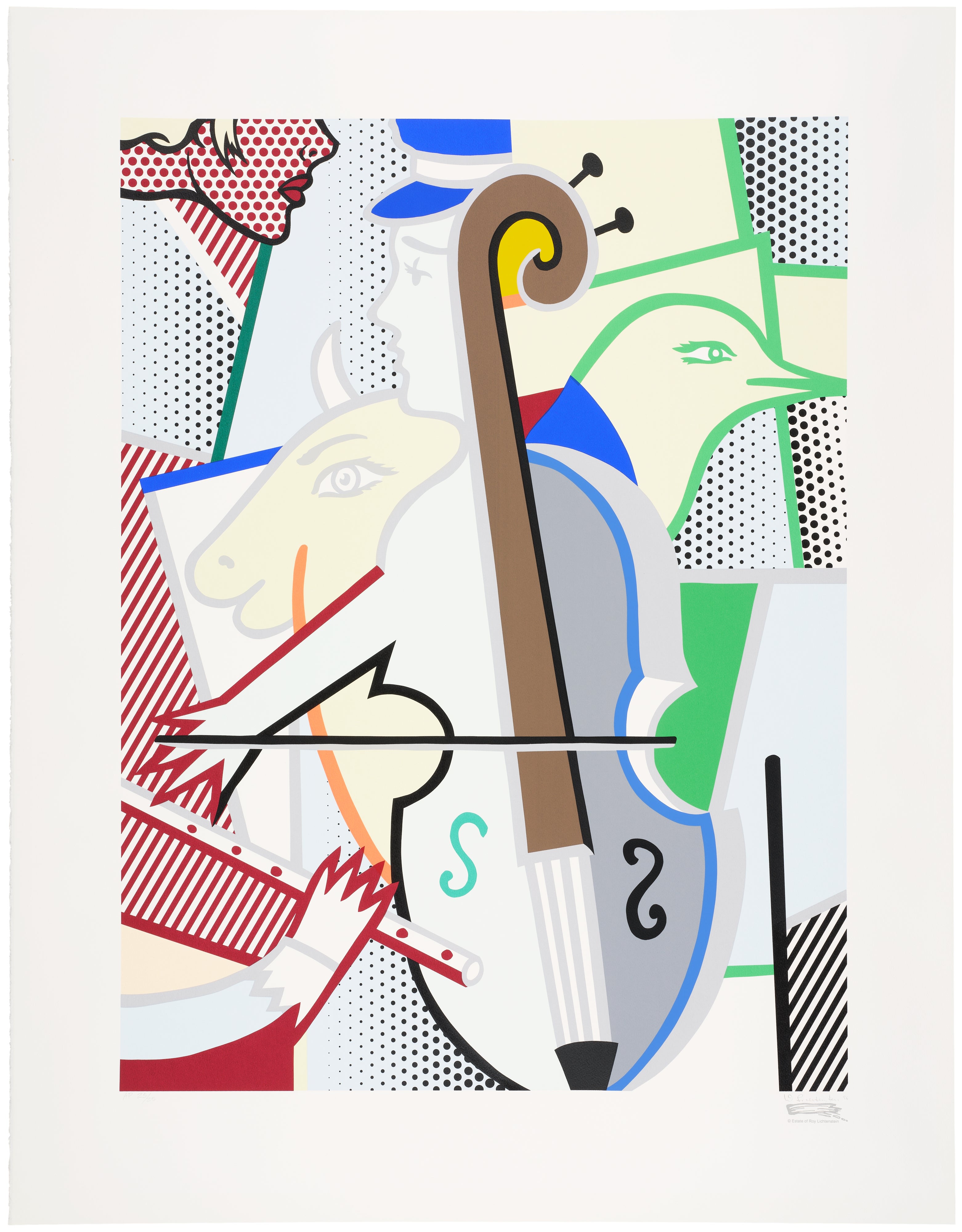 Roy Lichtenstein — Cubist Cello