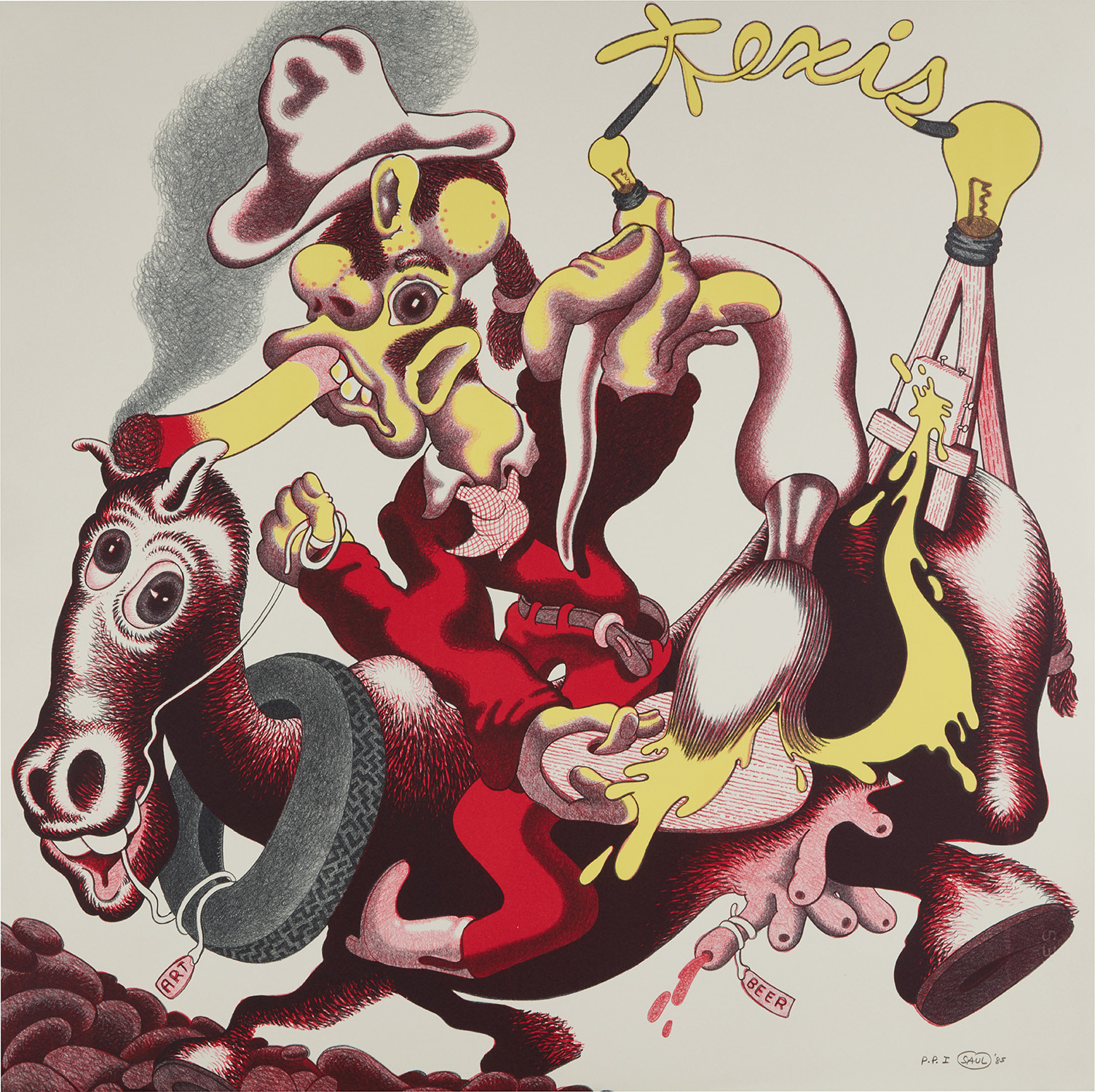 Peter Saul — Texis