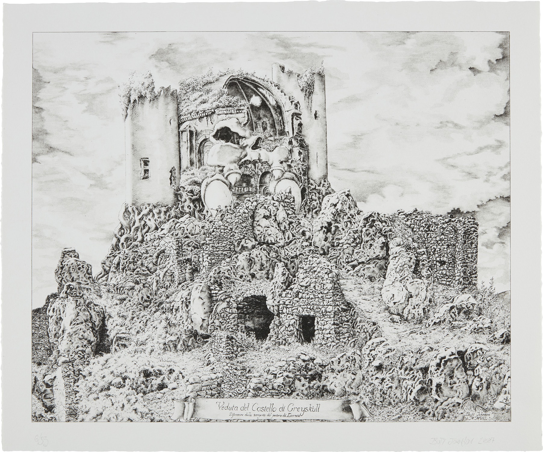 Butt Johnson — Veduta del Castello di Greyskull