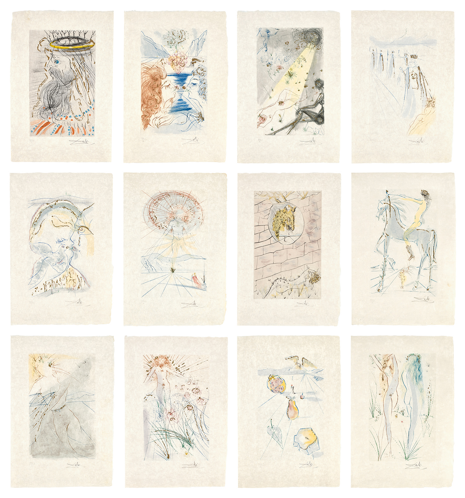 Salvador Dalí — The Song of Songs of King Solomon (M. & L. 468-479)