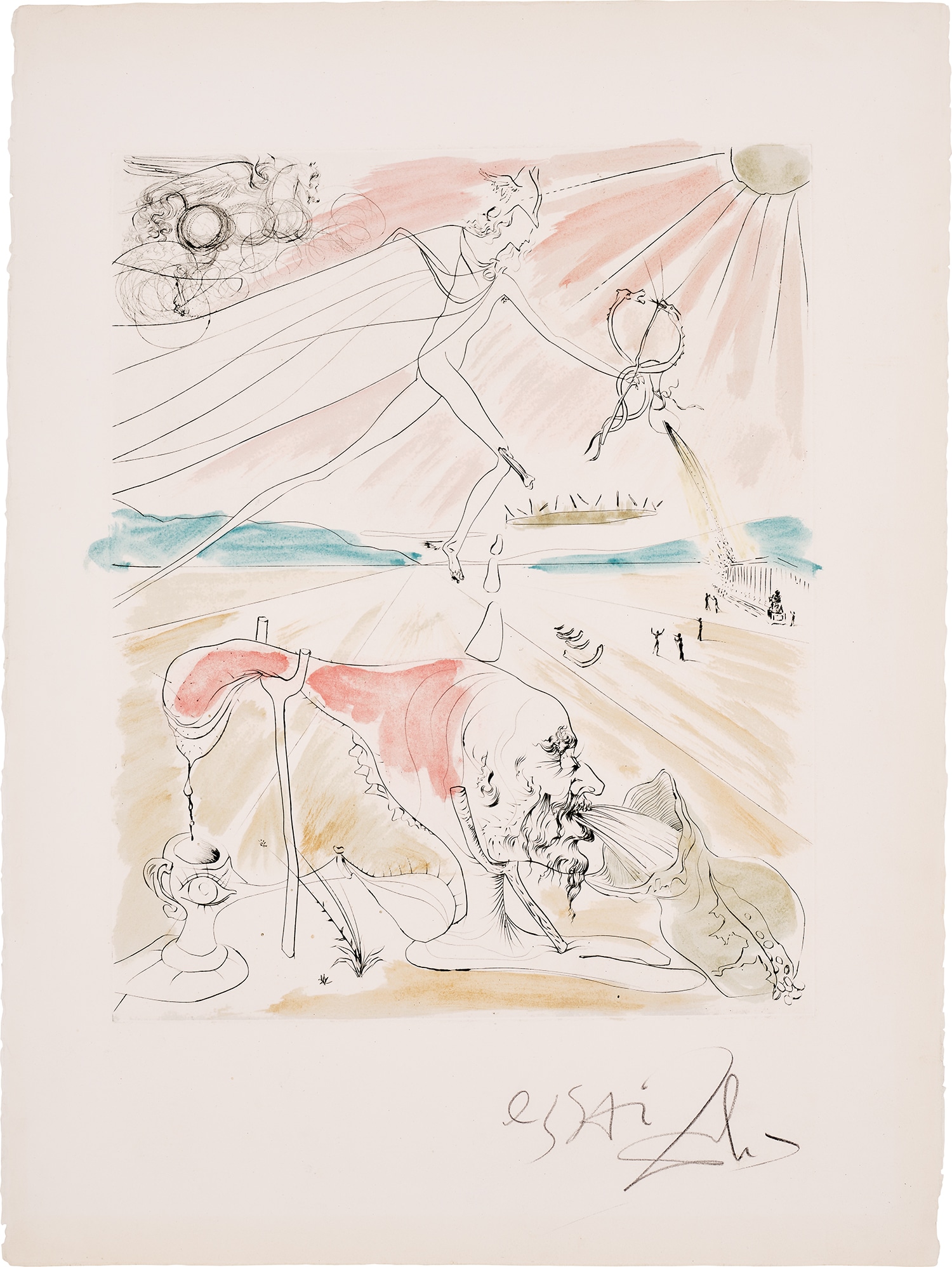 Salvador Dalí — L'Alchimiste (The Alchemist) (see M. & L. 581)