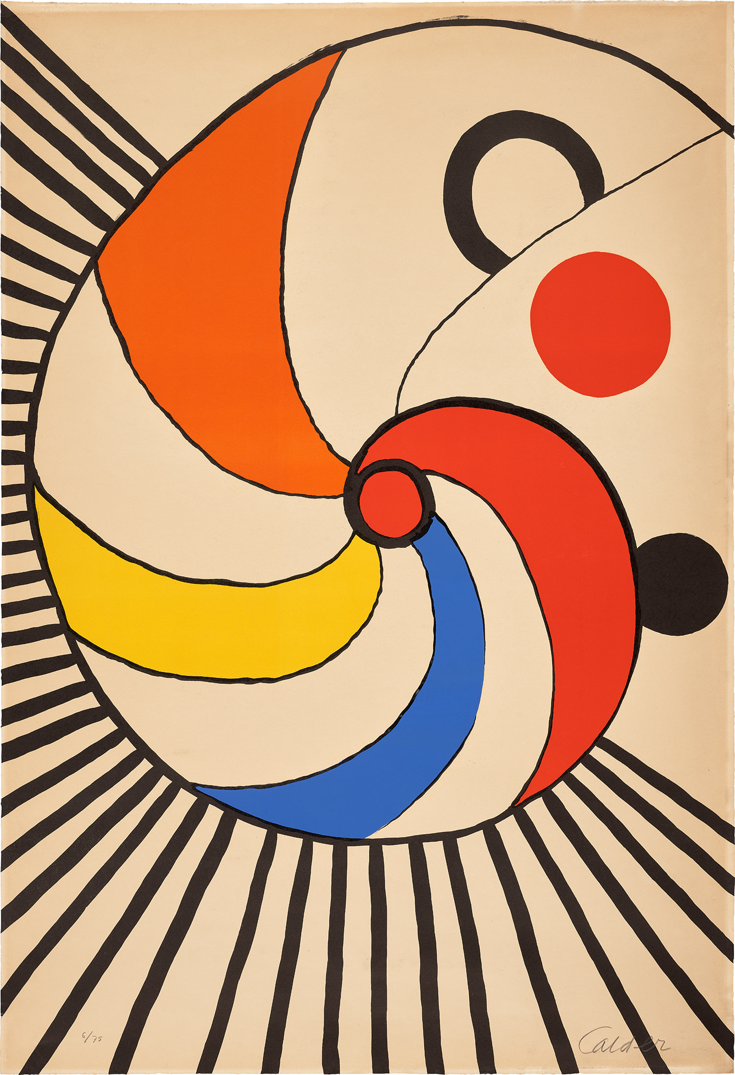 Alexander Calder — Spirale multicolore (Muli-Colored Spiral)