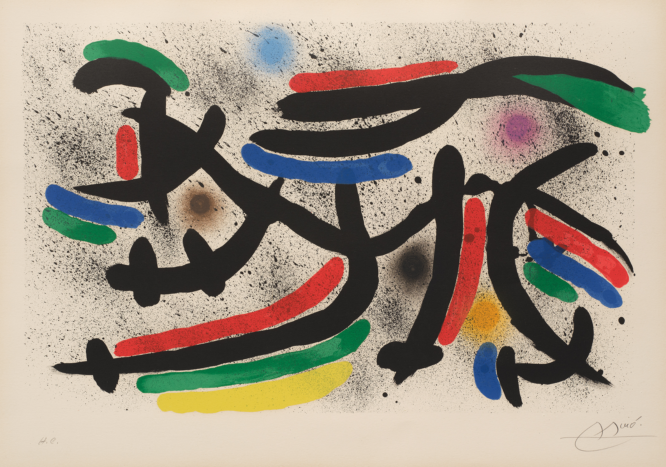 Joan Miró — Joan Miró Lithographe I: one plate (M. 865, see C. 160)