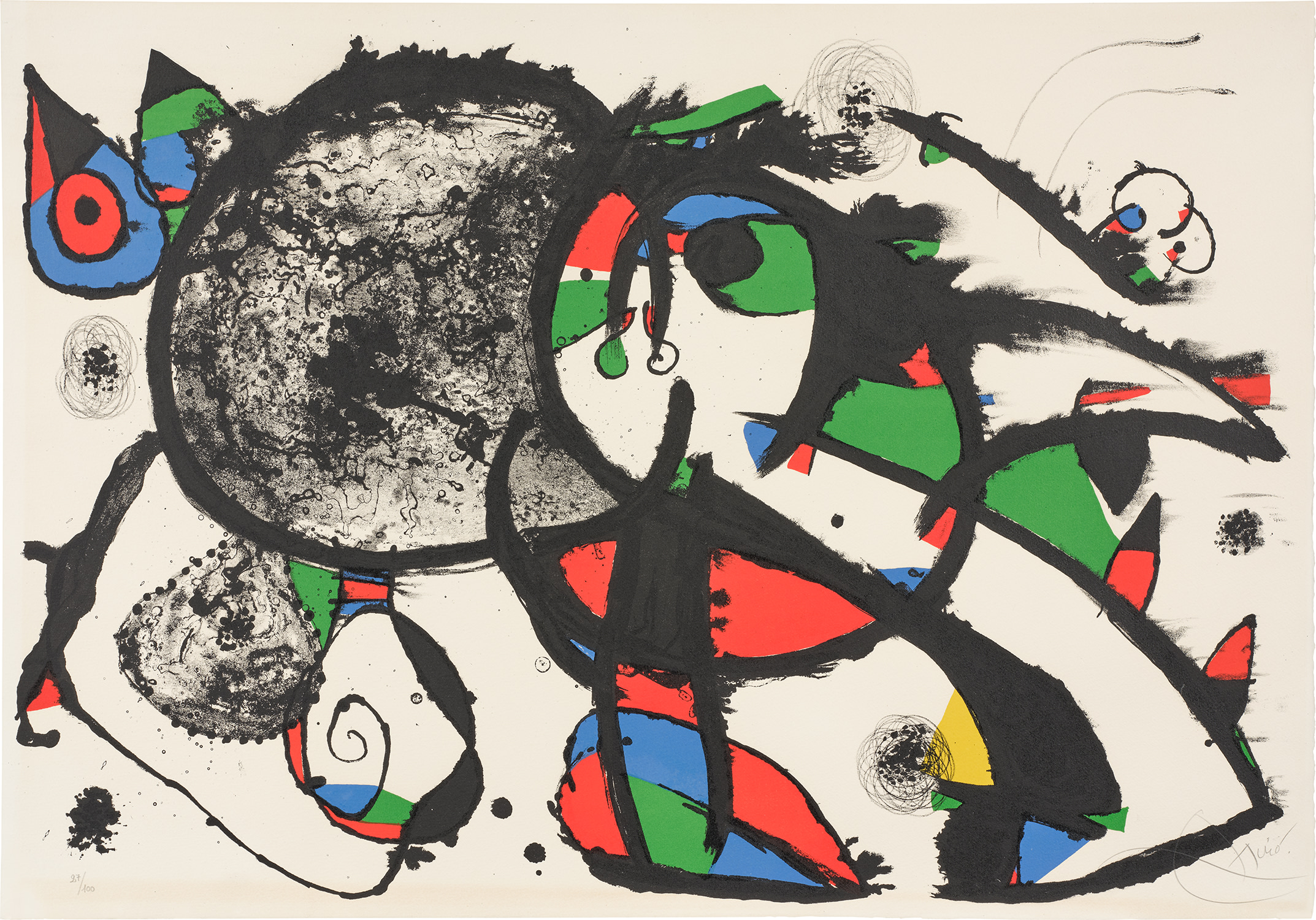 Joan Miró — Hommage à Masson (Tribute to Masson) (M. 1111)