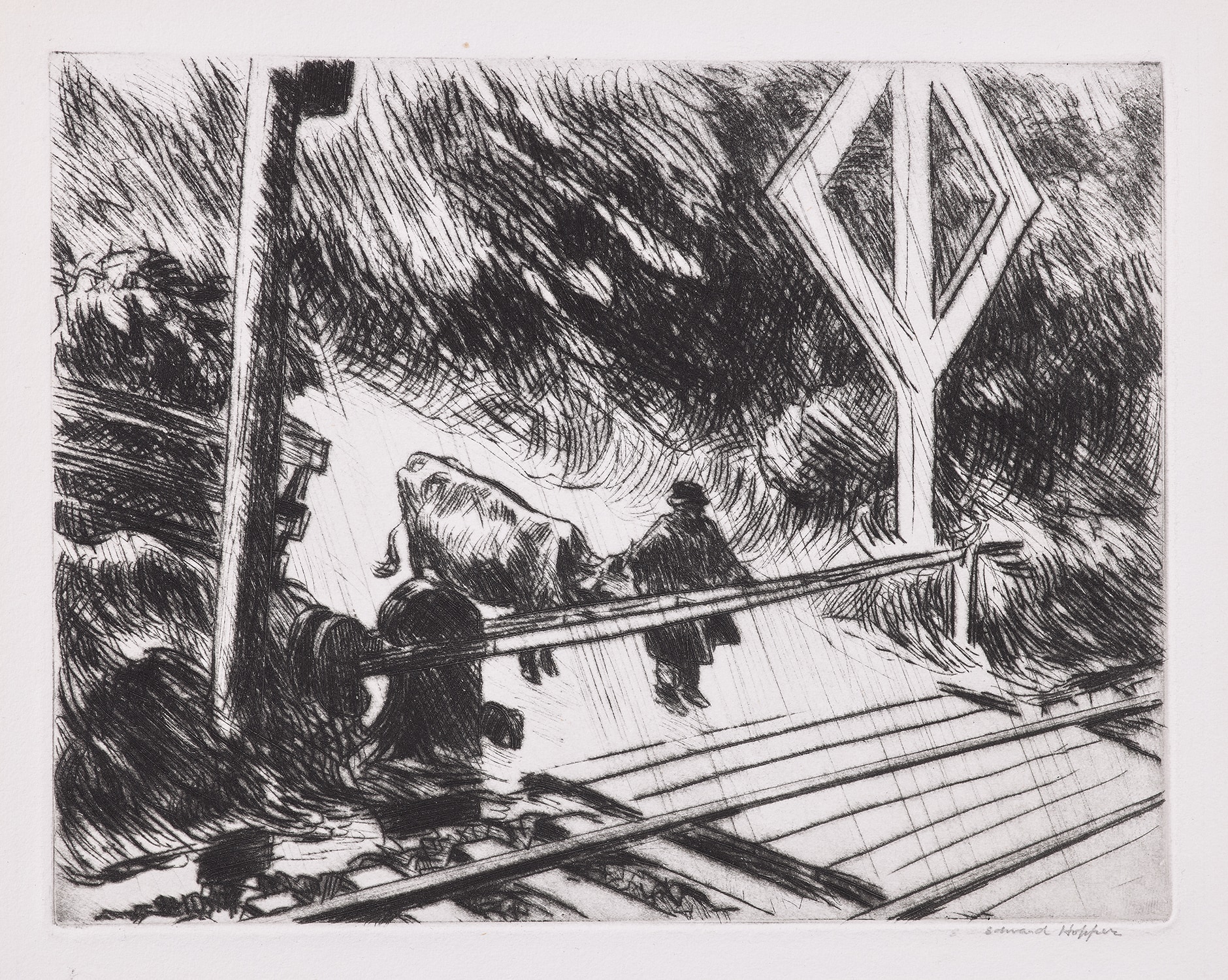 Edward Hopper — Railroad Crossing (L. 103, Z. 23)