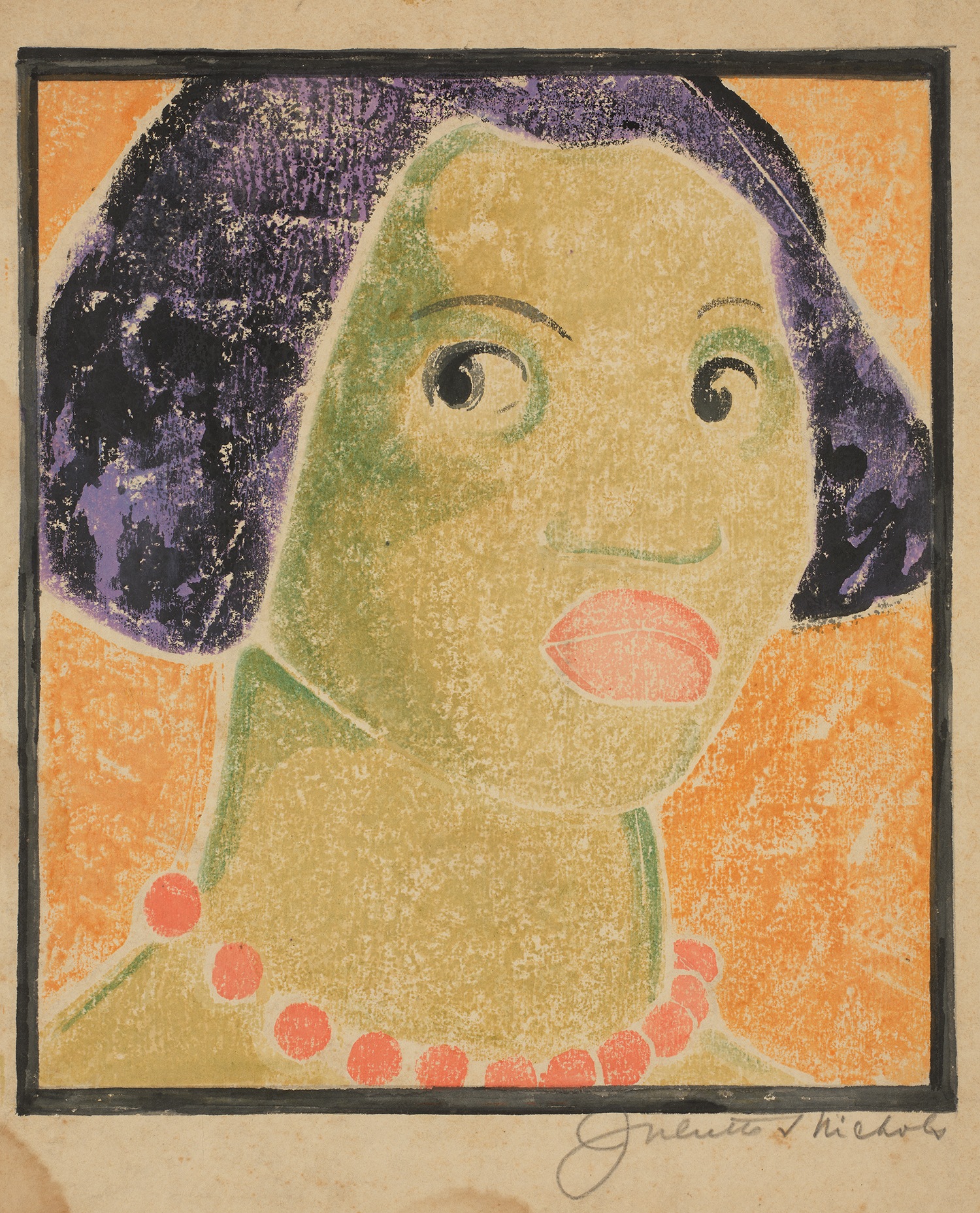 Juliette Nichols — [Woman with Beaded Necklace]