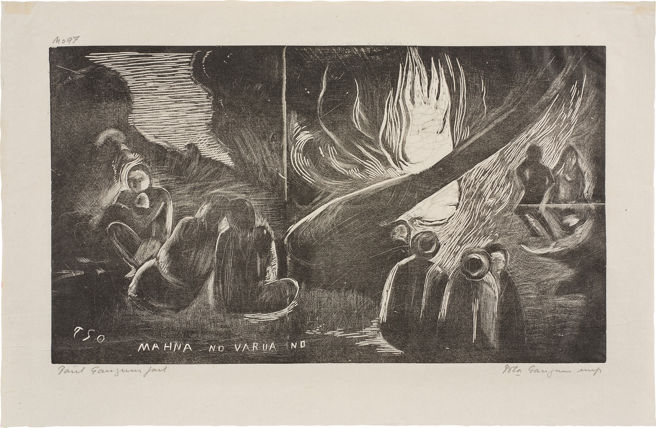 Paul Gauguin — Mahna No Varua Ino, from Noa Noa (The Devil Speaks, from Fragrant Scent) (G. 34, M./K./J. 19)