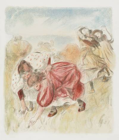 Enfants jouant à la balle (Children Playing Ball) (D. & S. 32, R.-M. 7)