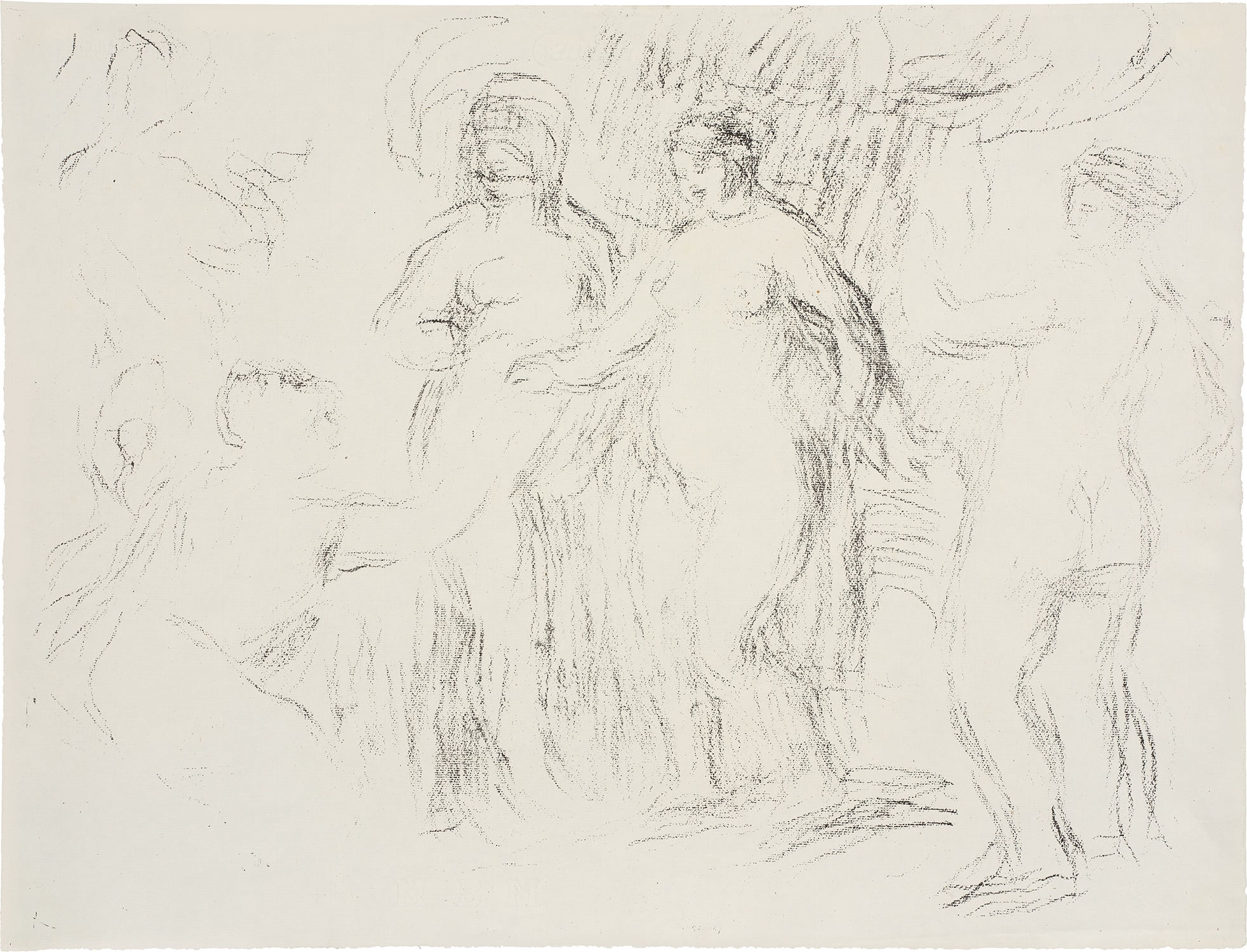 Pierre-Auguste Renoir — Les Baigneuses (Le Jugement de Pâris) (The Bathers (The Judgement of Paris)) (D. & S. 51, R.-M. 27)