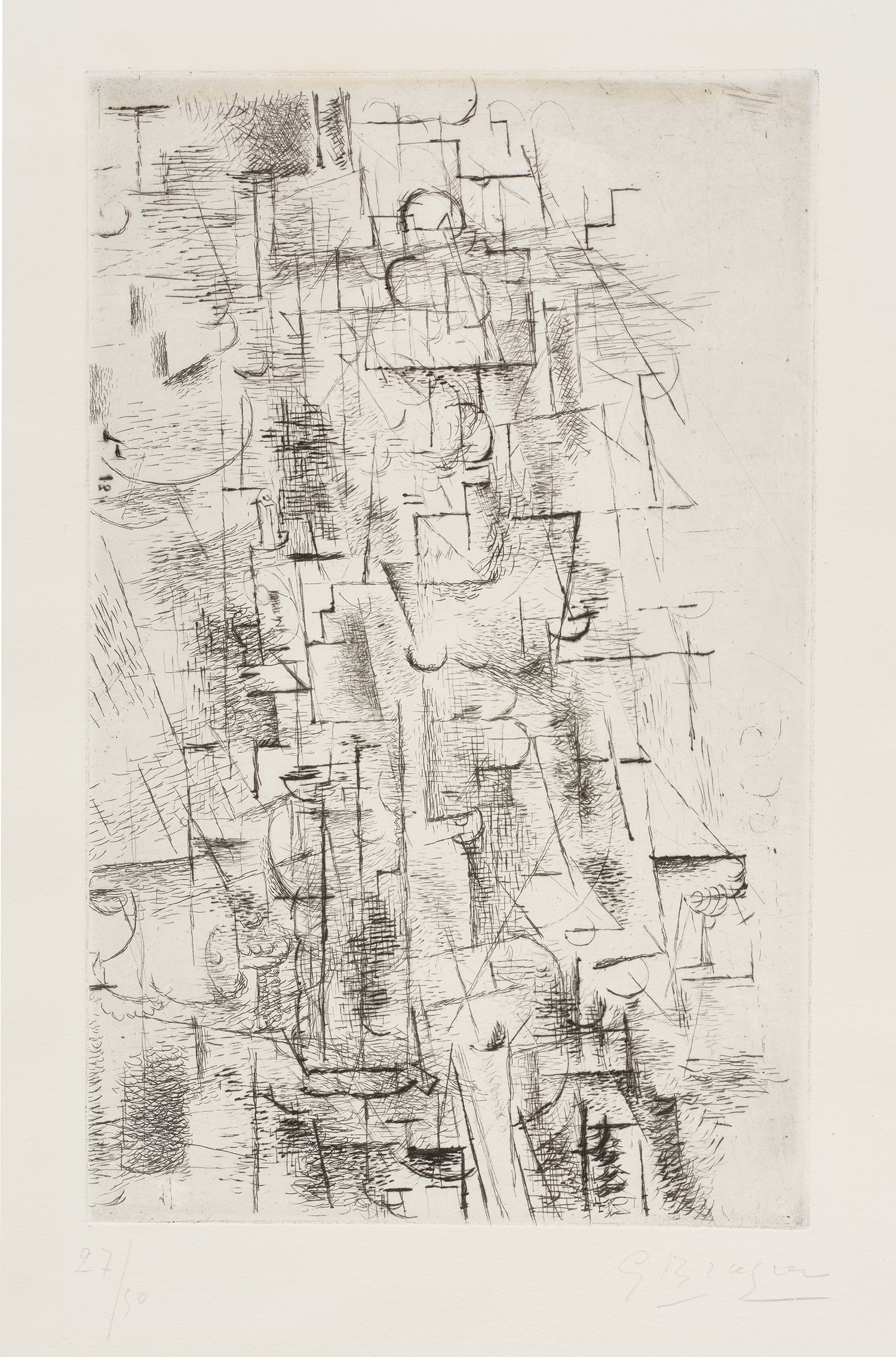 Georges Braque — Composition (Nature Morte I) (Composition (Still Life I)) (V. 8)