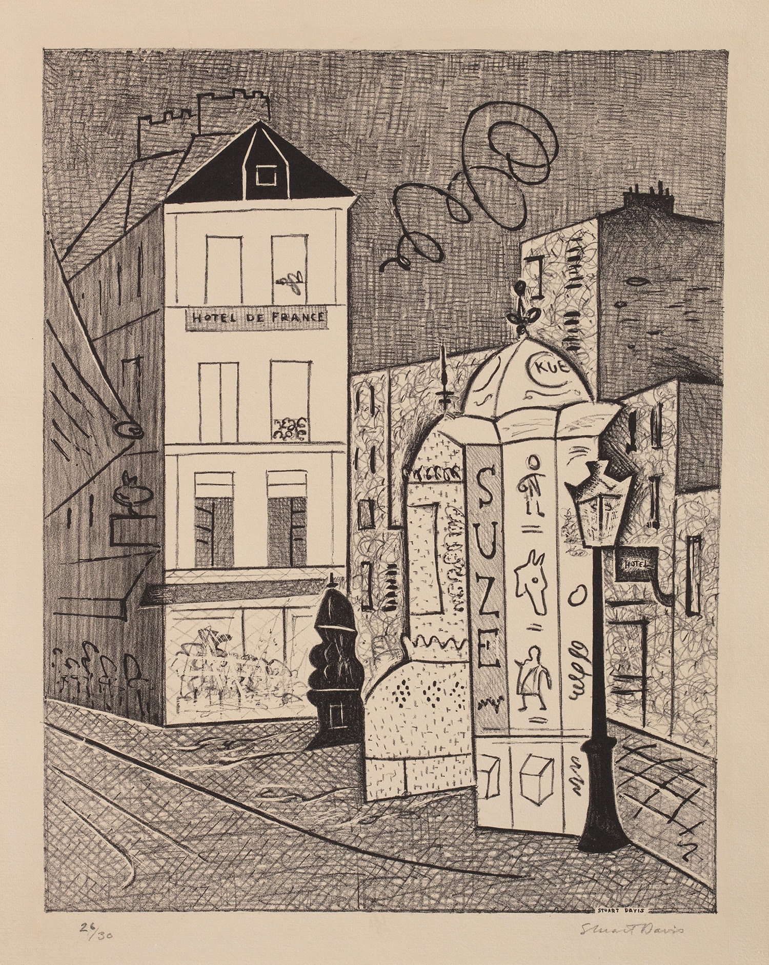 Stuart Davis — Hotel de France