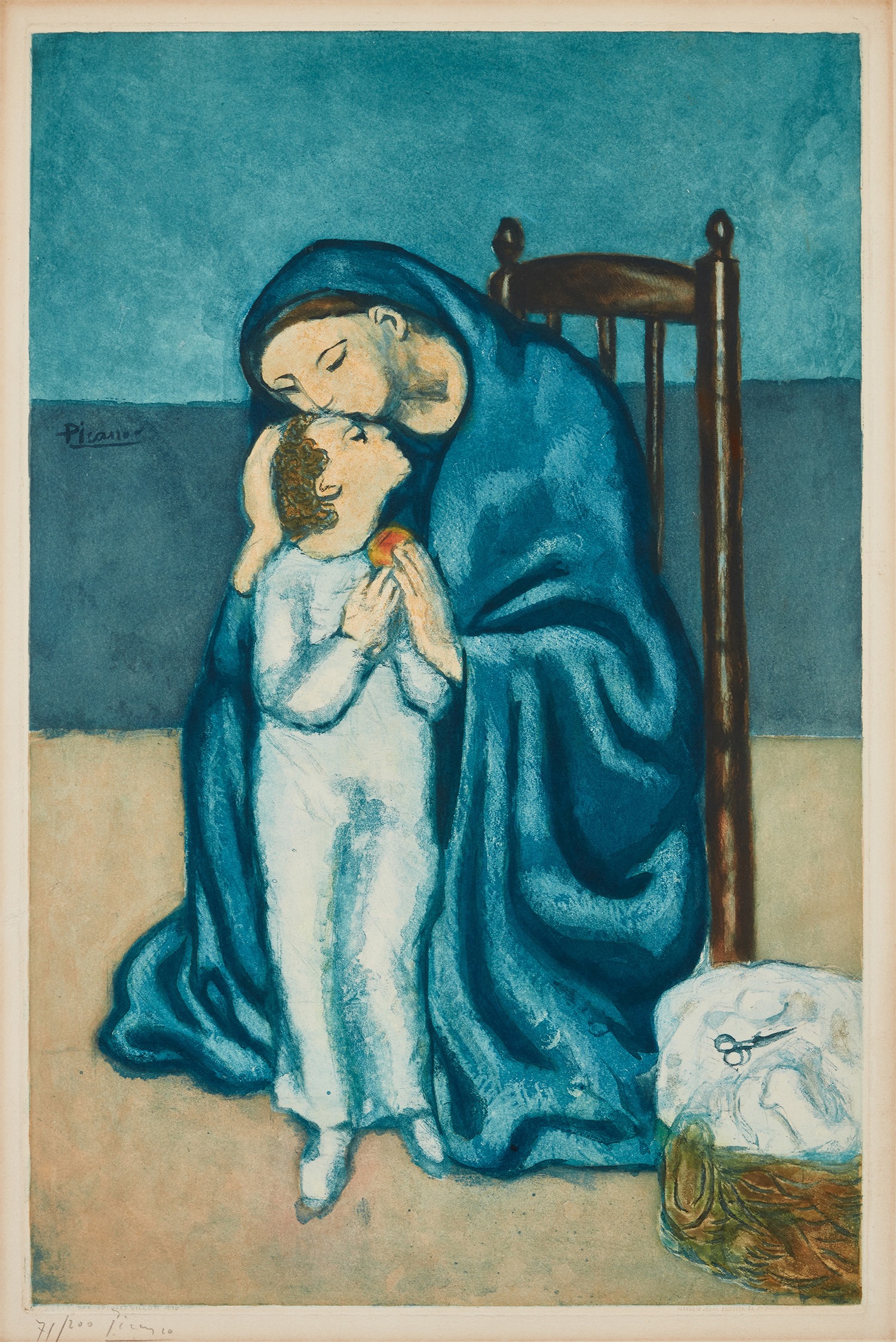 Pablo Picasso — Maternité (Maternity), by Jacques Villon