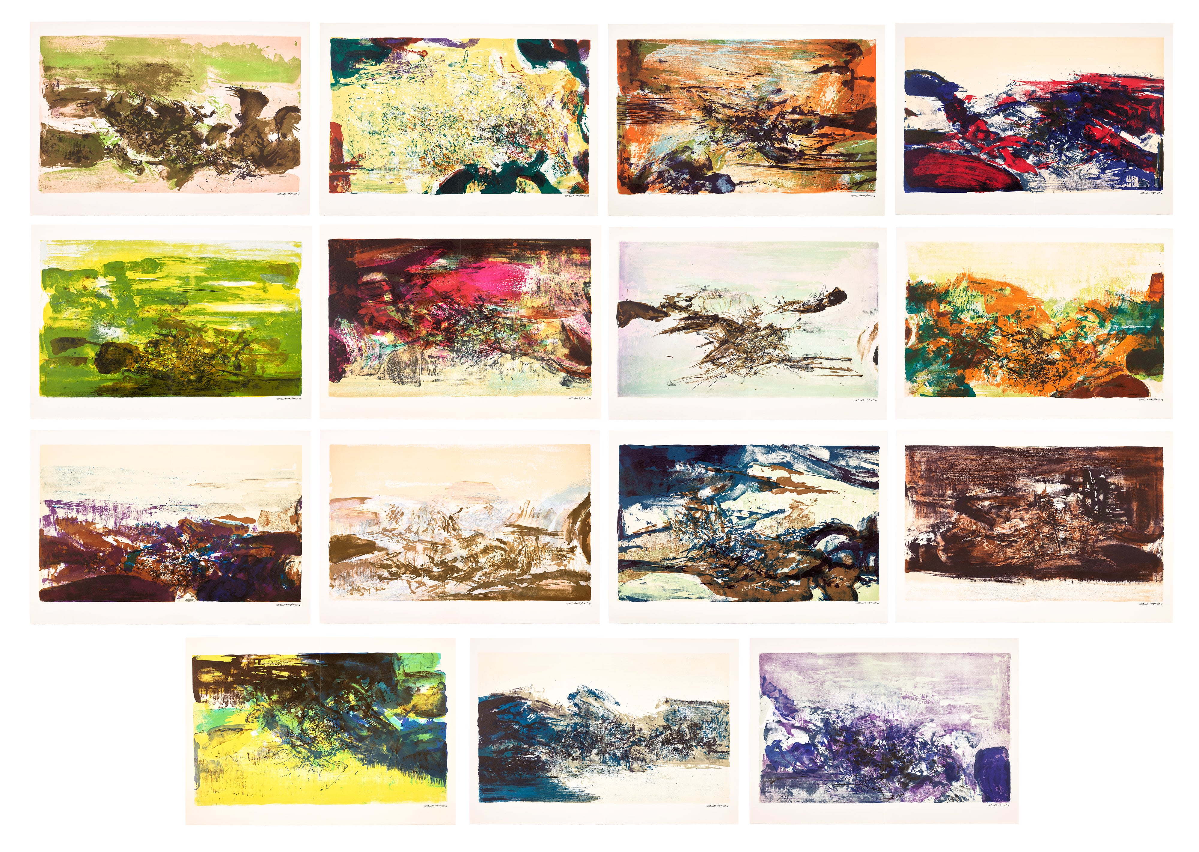 Zao Wou-Ki — À la gloire de l'image et art poétique (In Honor of the Picture and of Poetry) (Å. 271-285)