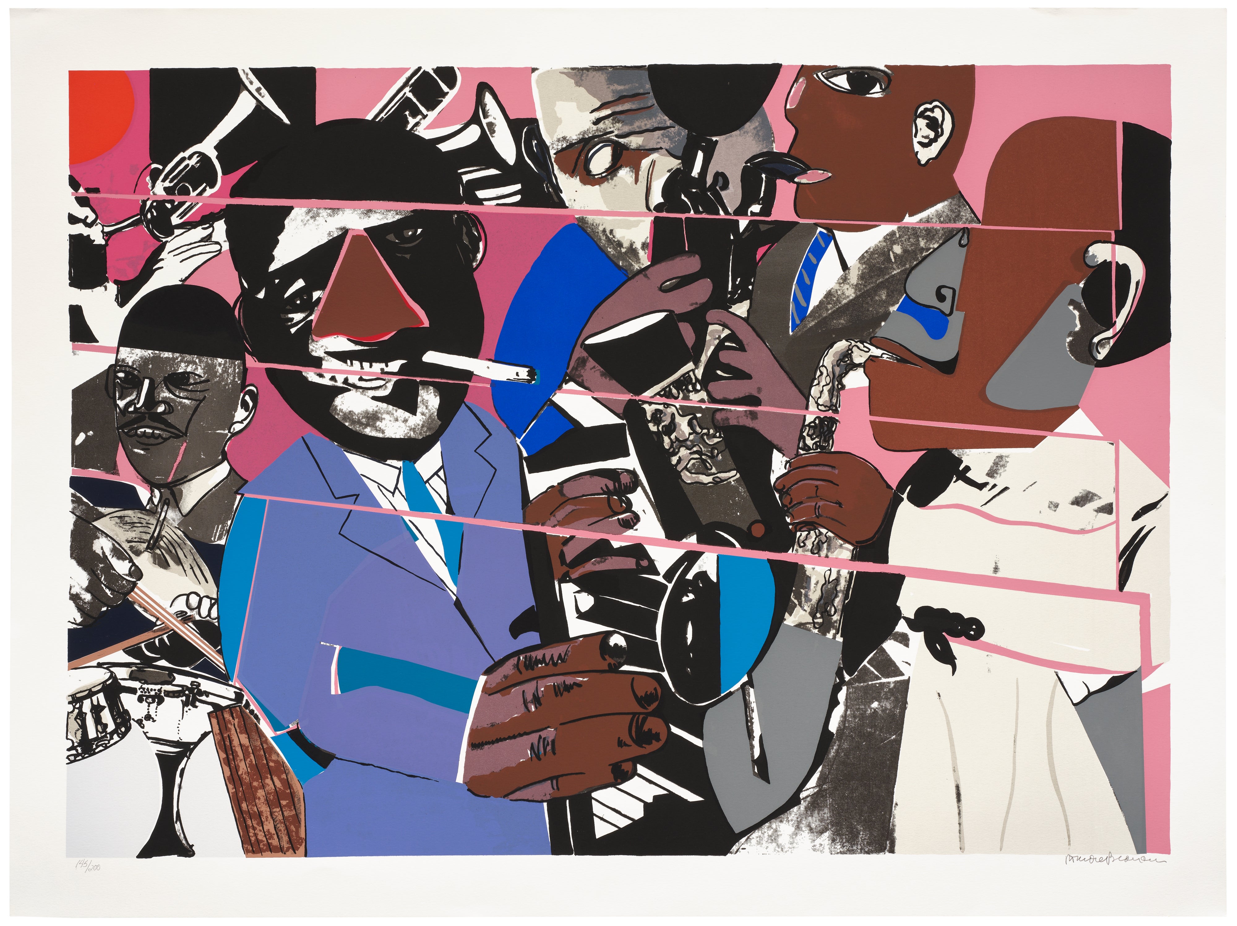 Romare Bearden — Jazz II (G. 100)