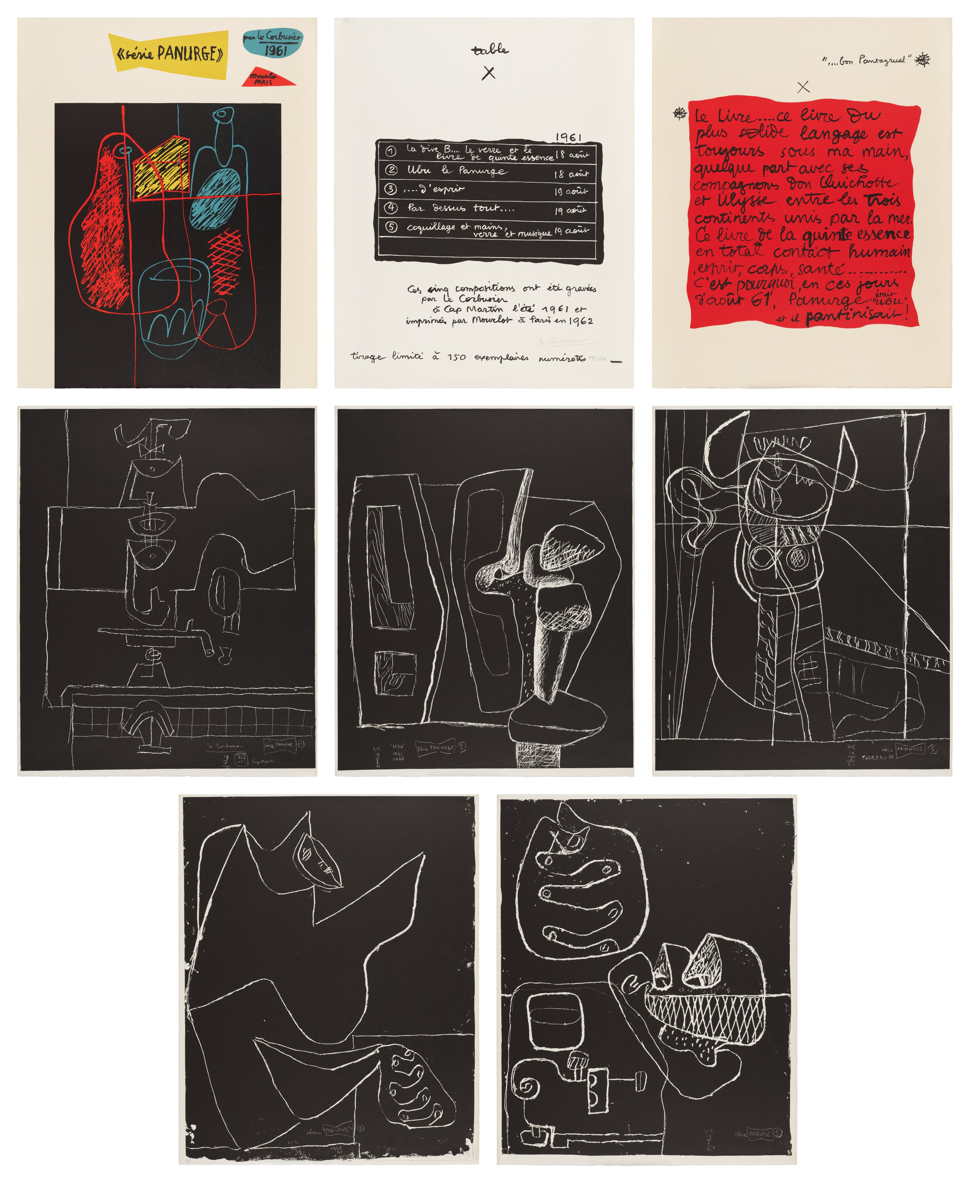 Le Corbusier — Série panurge (Panurge Series) (W. pp. 48-51)