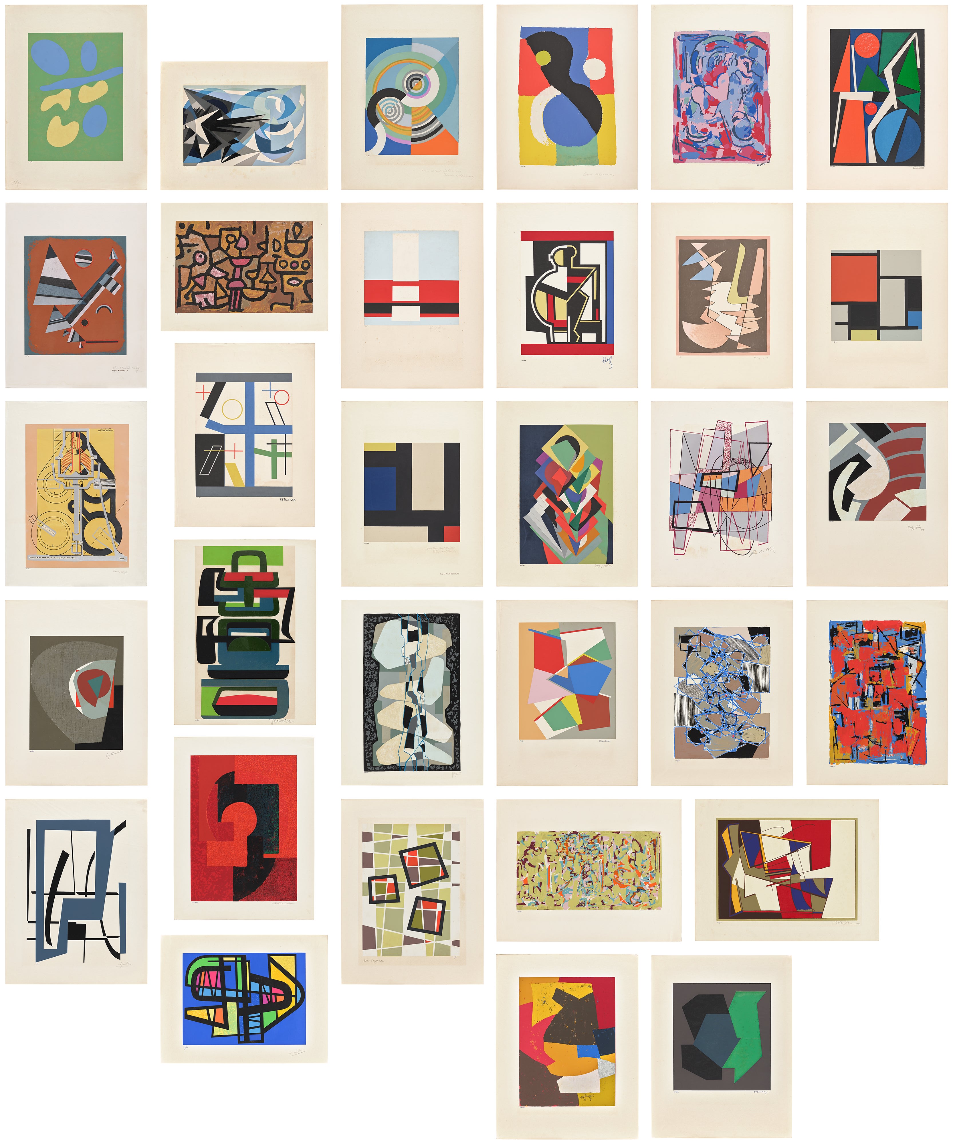 Art d'aujourd'hui, maîtres de l'art abstrait (Art of Today, Masters of Abstract Art), Album I & Album II