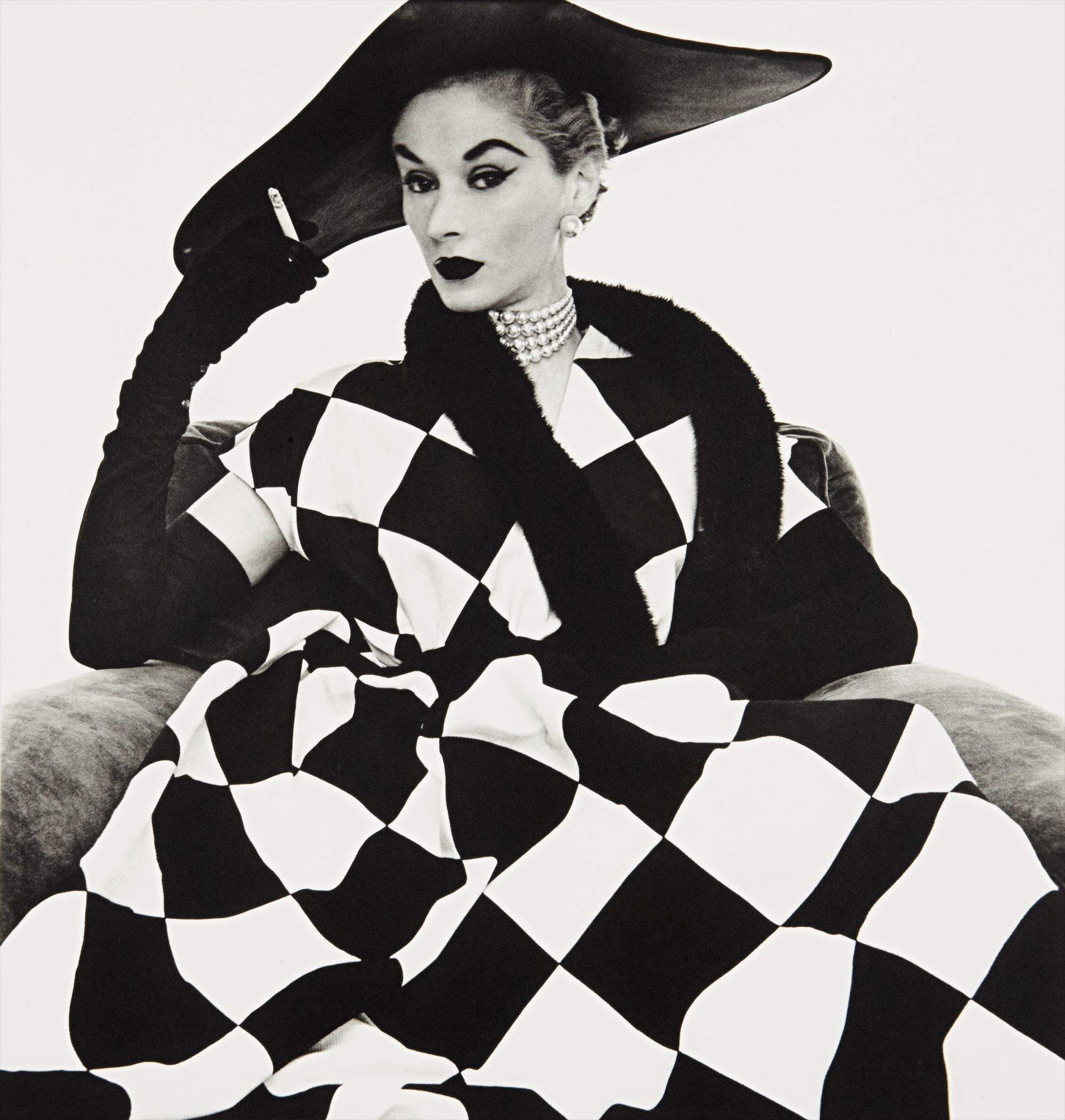 Irving Penn — Harlequin Dress (Lisa Fonssagrives-Penn)