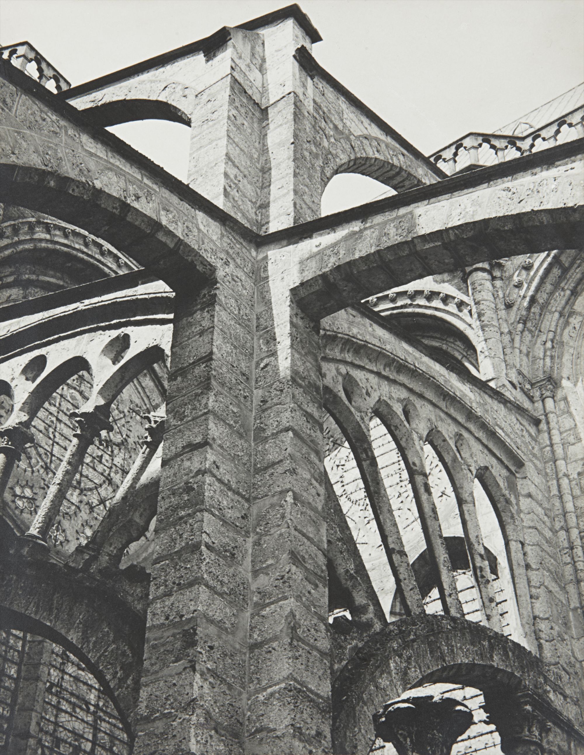 Chartres-Flying Buttresses at the Crossing