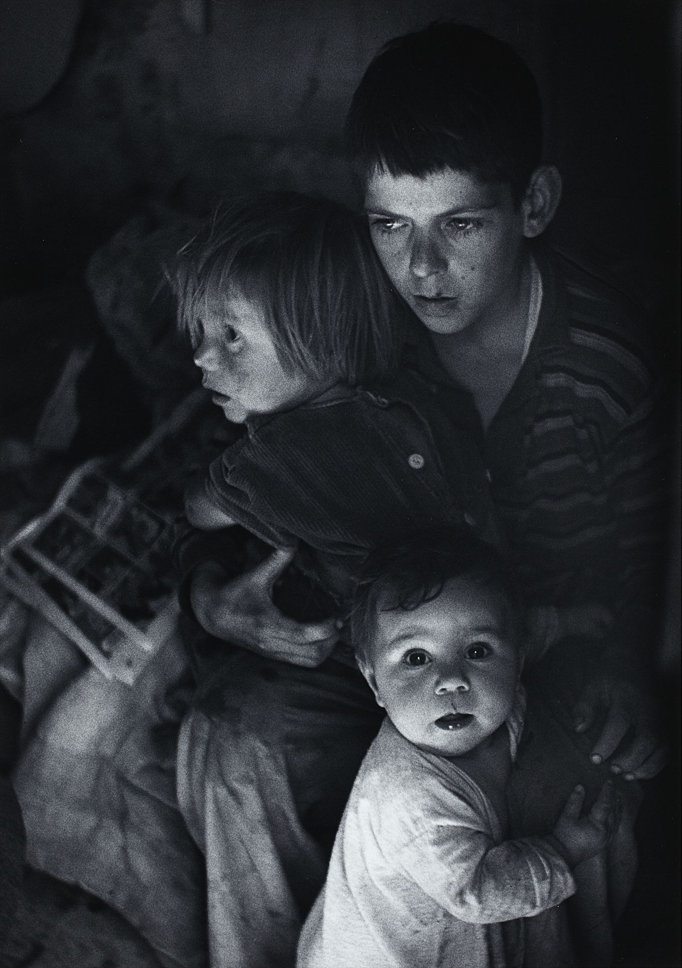 Ansel Adams — Trailer Camp Children, Richmond, California