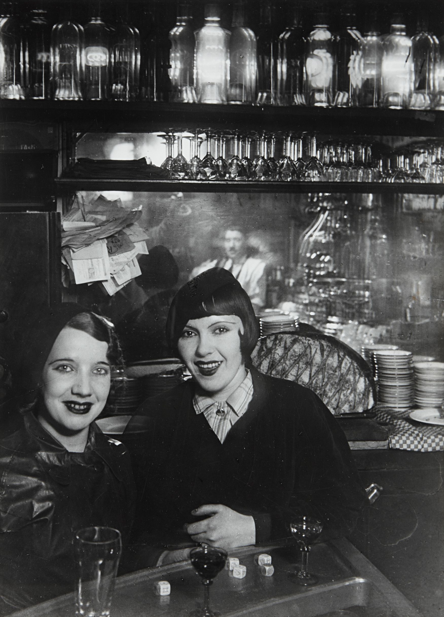 Brassaï (Gyula Halász) — Deux Belles de Nuit, Boulevard de Rochechouart, Montmartre