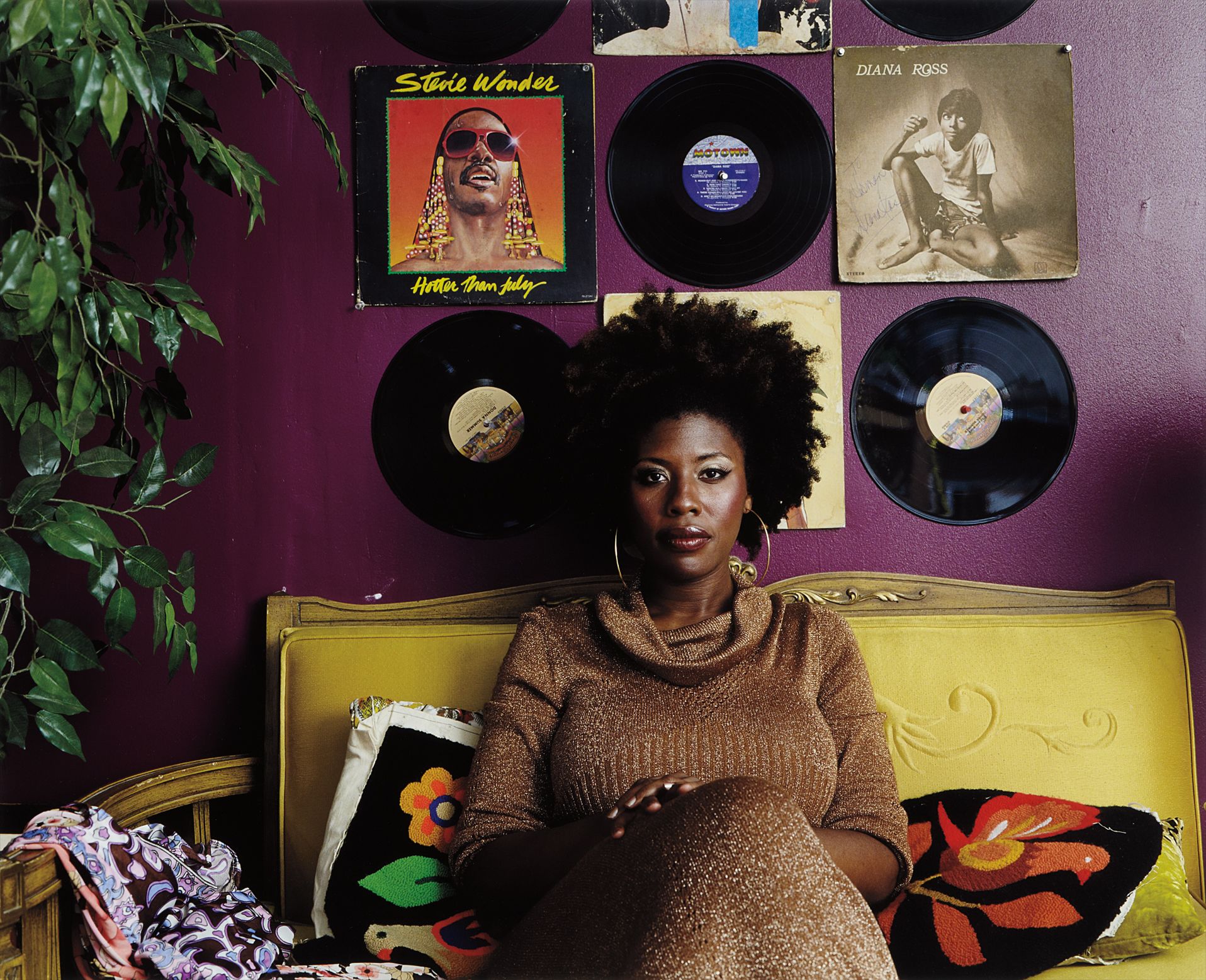 Mickalene Thomas — Afro Goddess Ex Lover's Friend