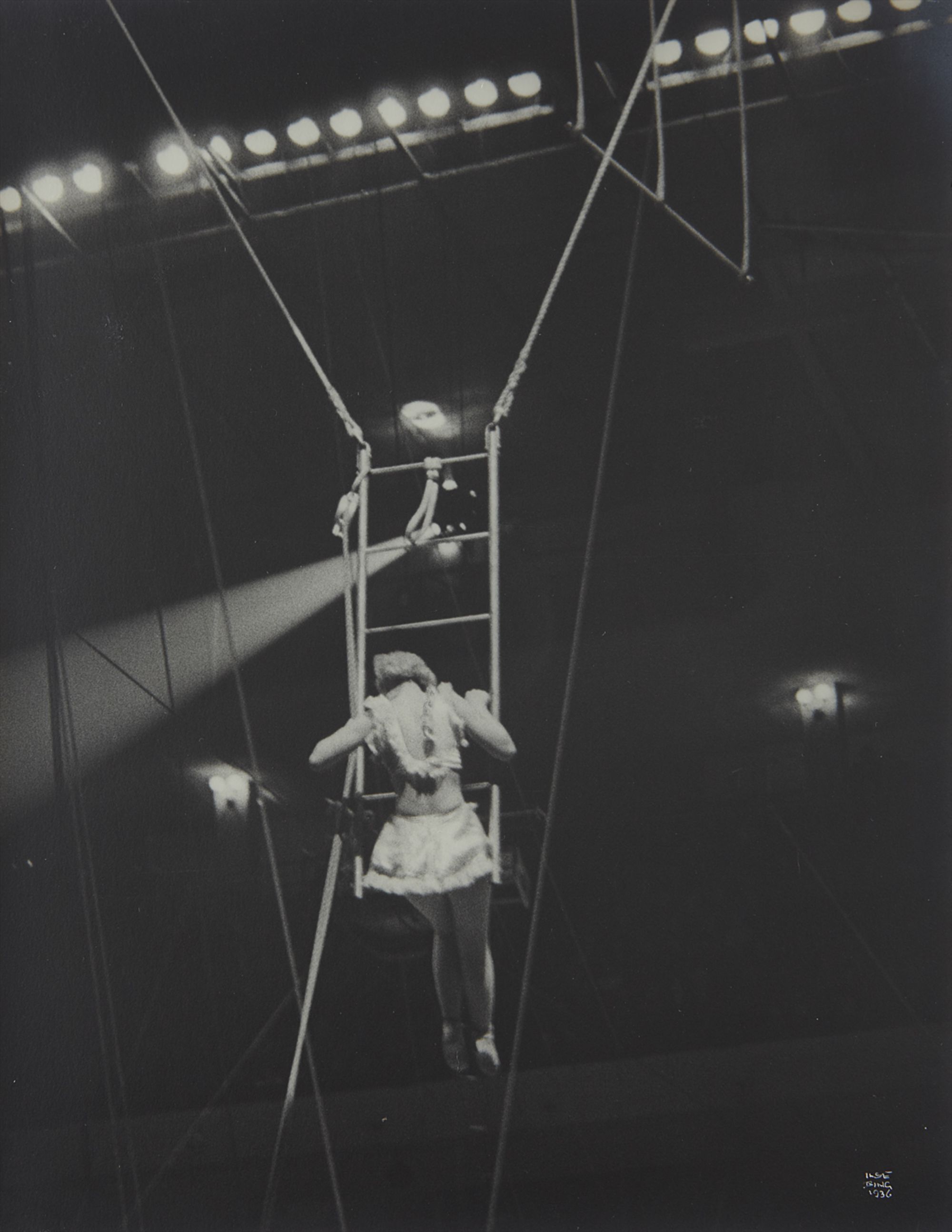 Acrobat on Ladder, N.Y.